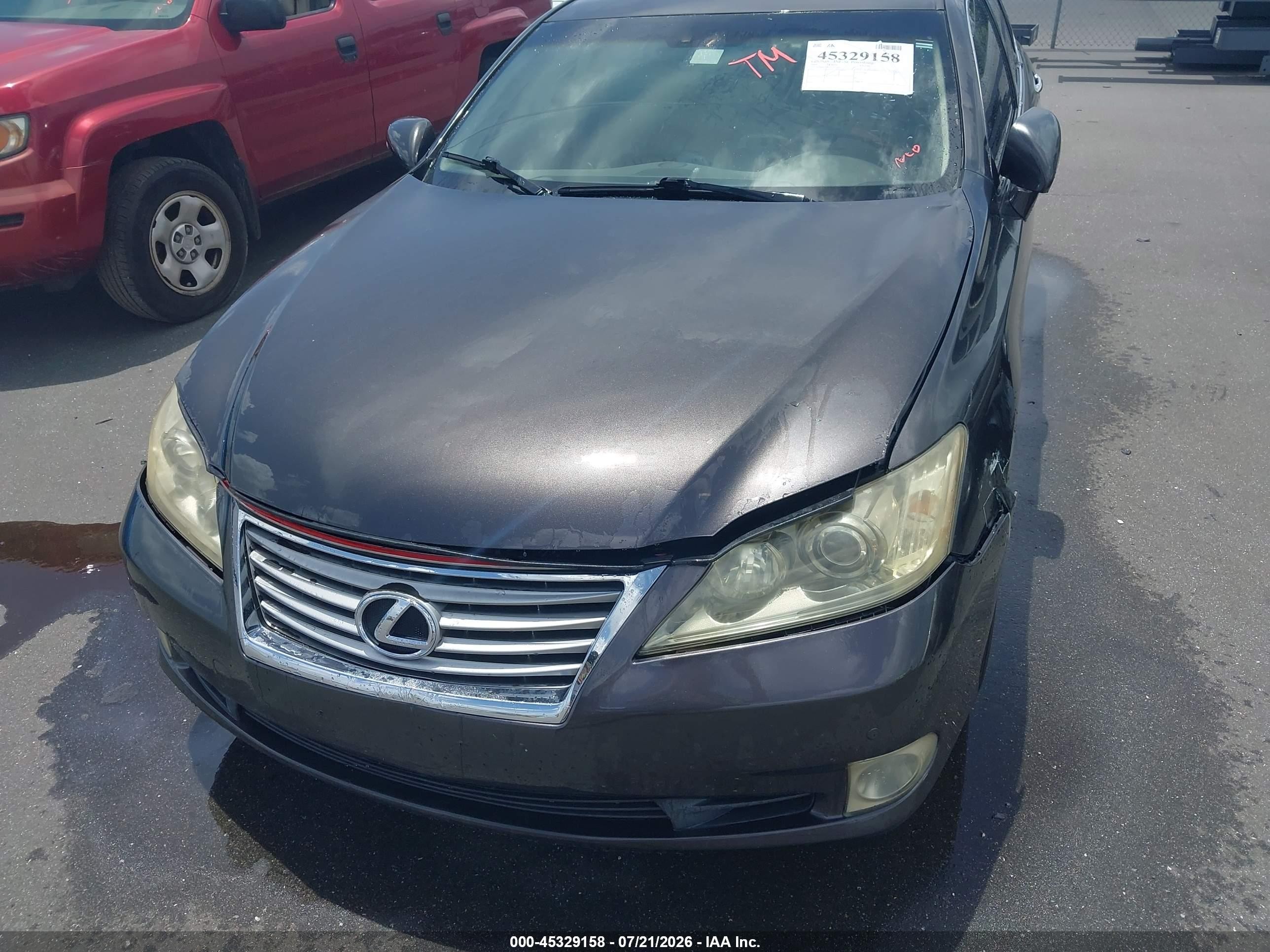 2010 Lexus Es 350   Gray vin: JTHBK1EG1A2357304