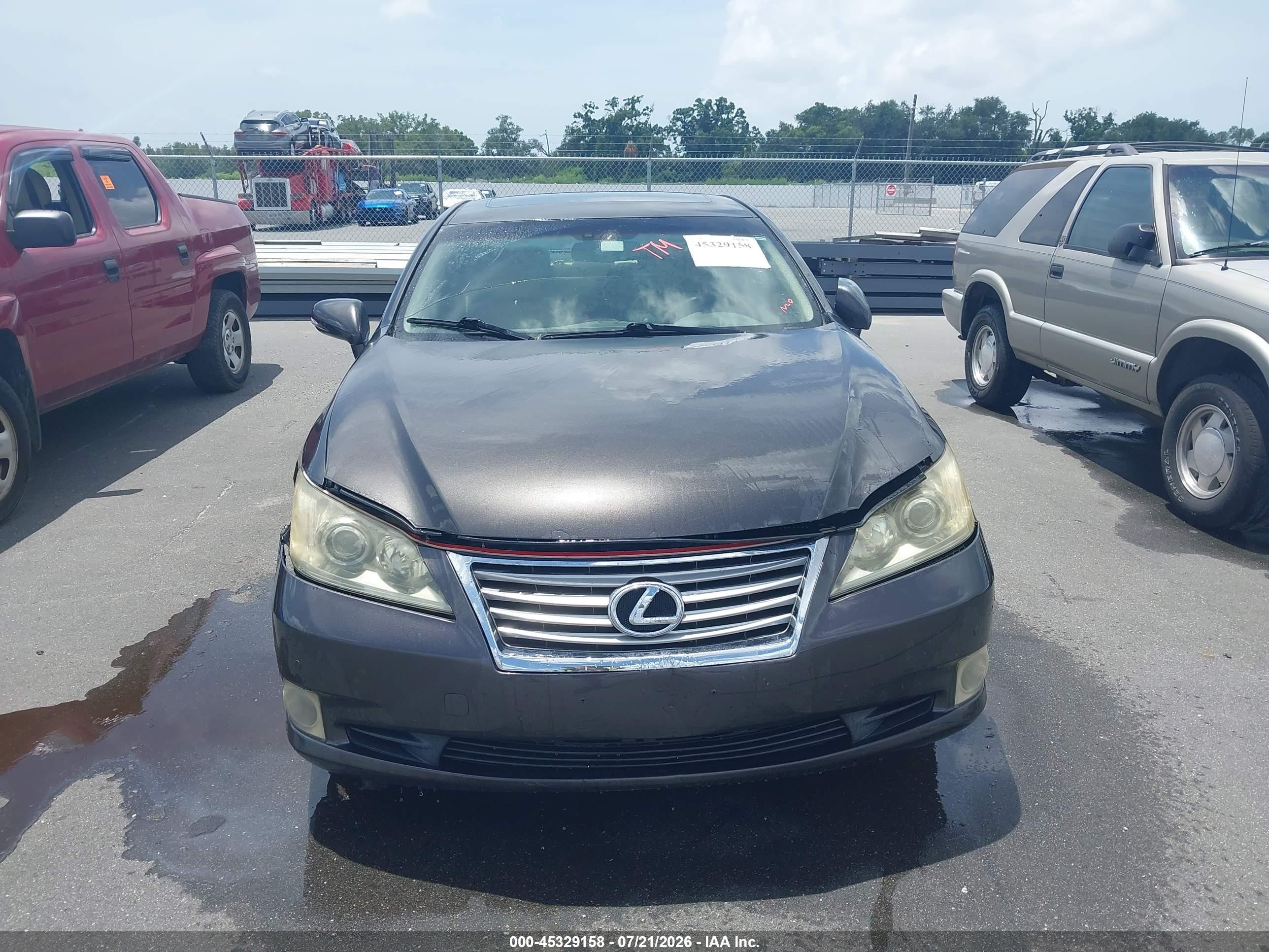 2010 Lexus Es 350   Gray vin: JTHBK1EG1A2357304