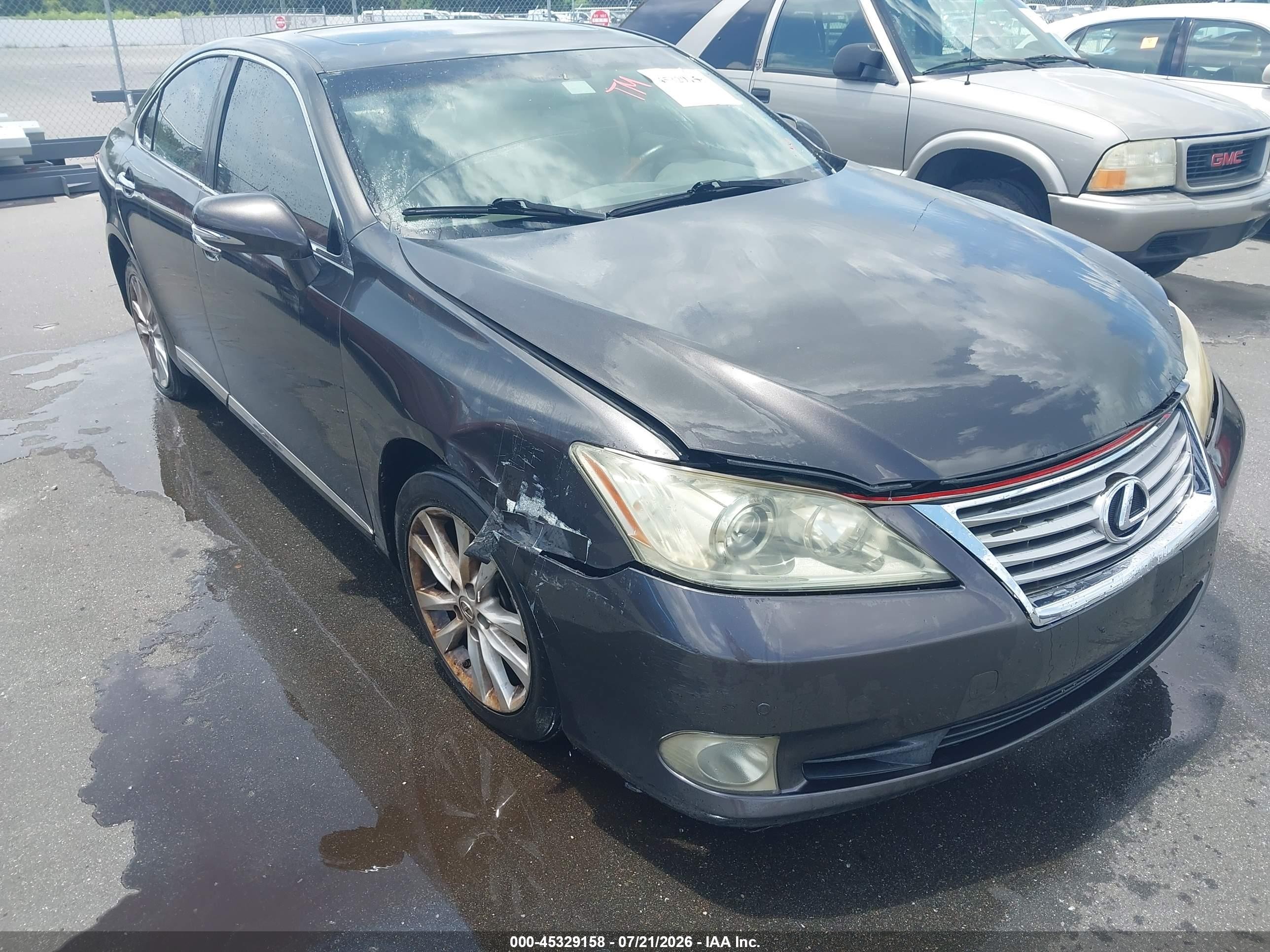 2010 Lexus Es 350   Gray vin: JTHBK1EG1A2357304