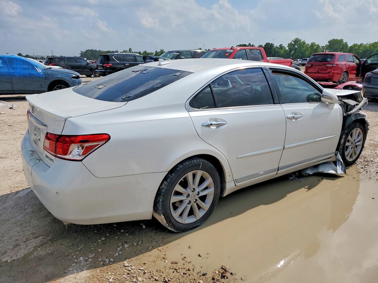 2010 Lexus Es 350 White vin: JTHBK1EG1A2358551