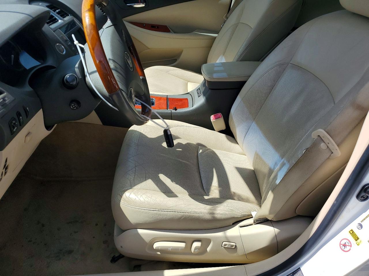 2010 Lexus Es 350 White vin: JTHBK1EG1A2358551