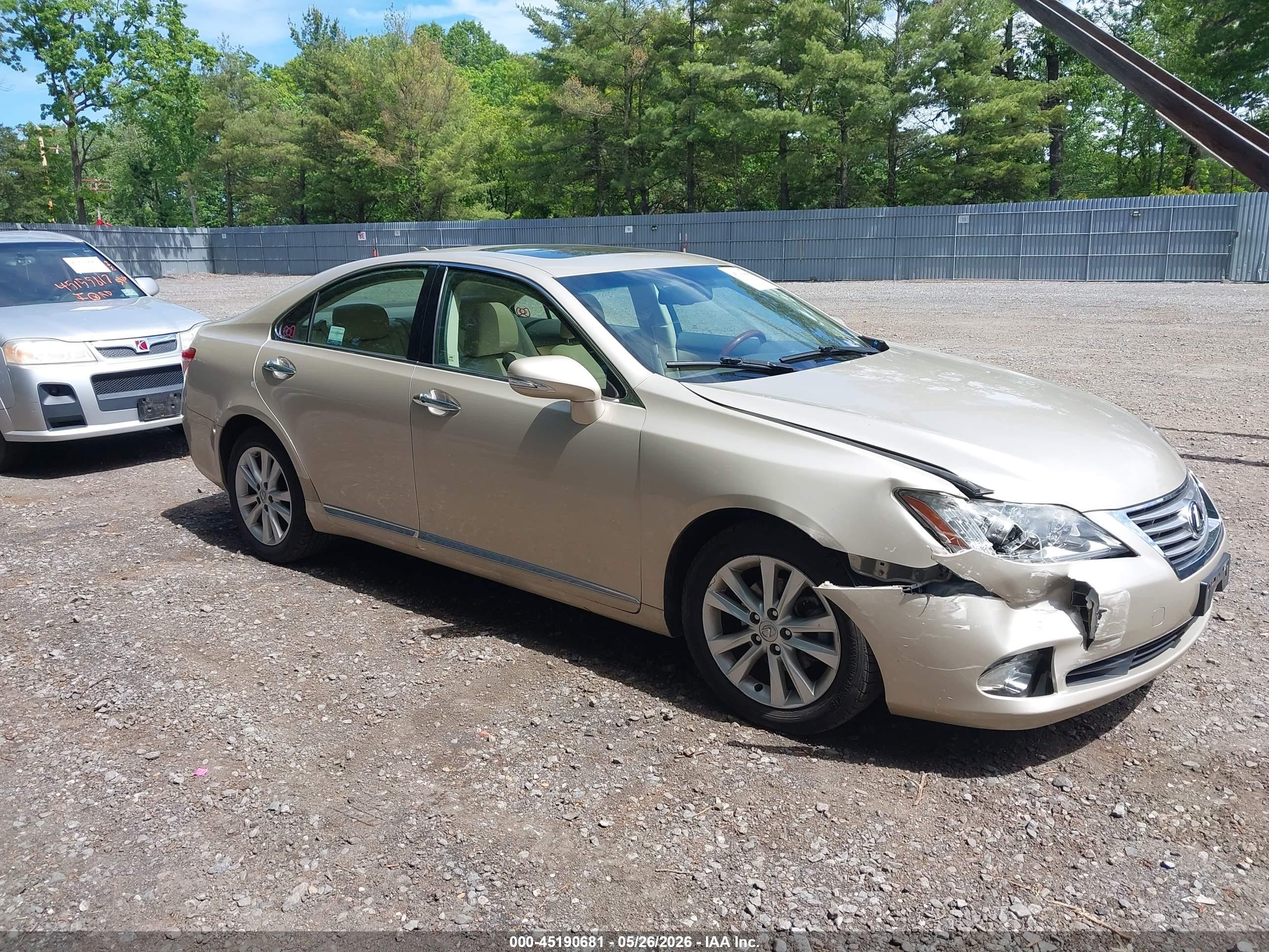2010 Lexus Es 350 Gold vin: JTHBK1EG1A2365239