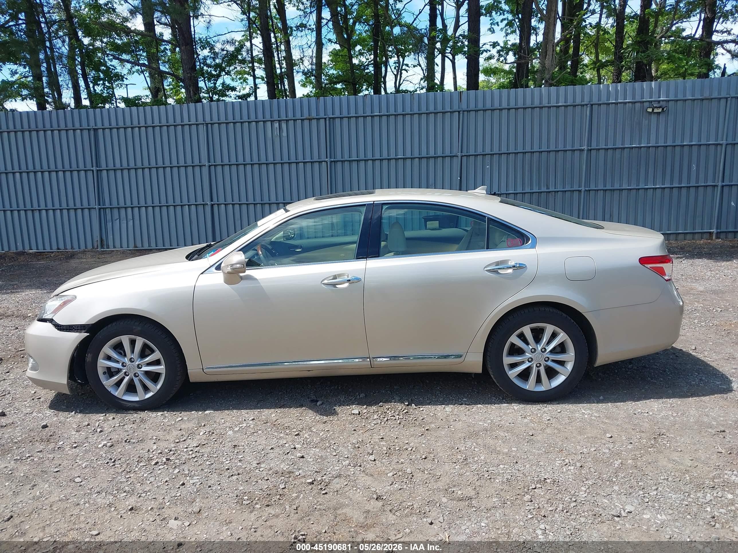 2010 Lexus Es 350 Gold vin: JTHBK1EG1A2365239