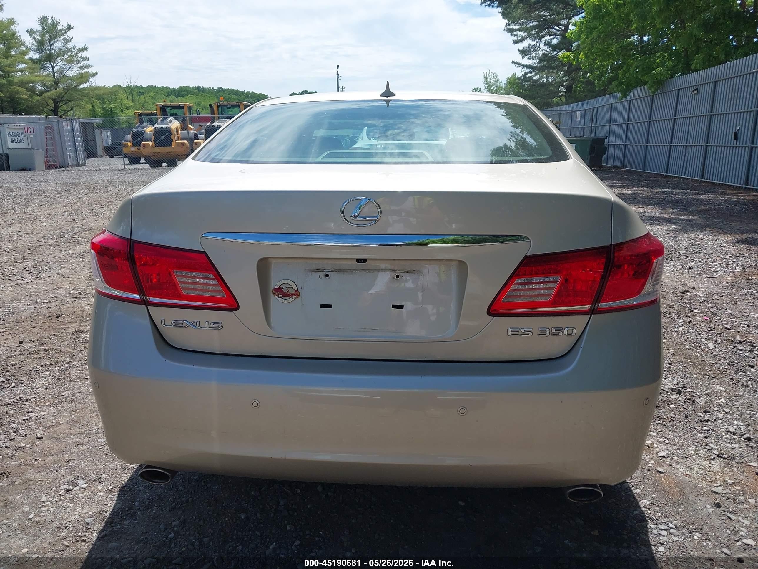 2010 Lexus Es 350 Gold vin: JTHBK1EG1A2365239