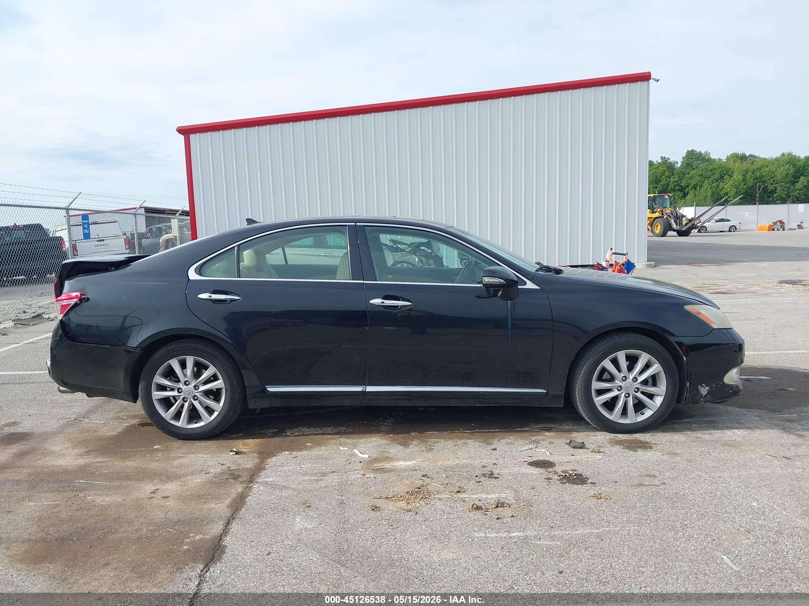 2010 Lexus Es 350 Black vin: JTHBK1EG1A2406193