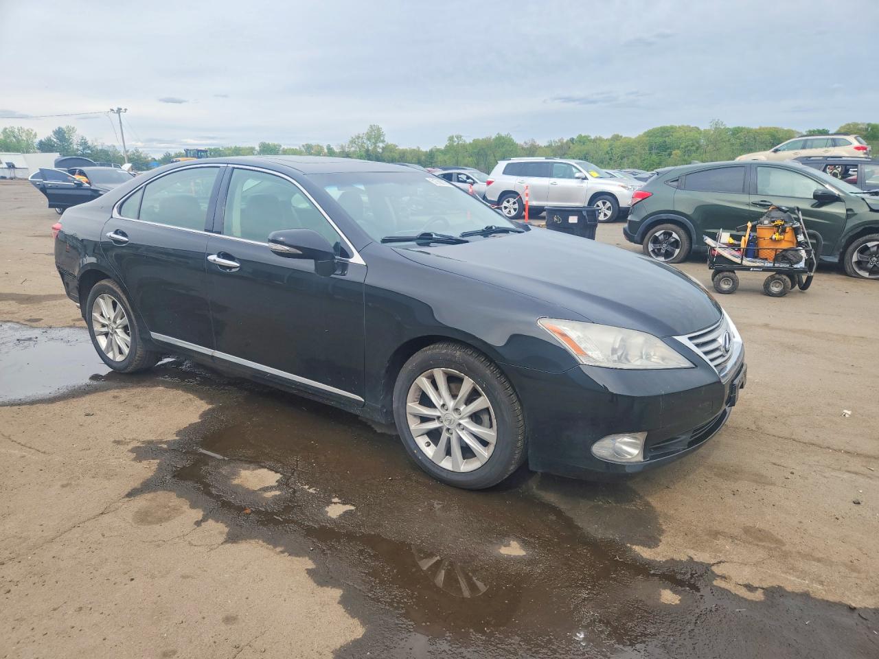 2010 Lexus Es 350 Black vin: JTHBK1EG1A2412110