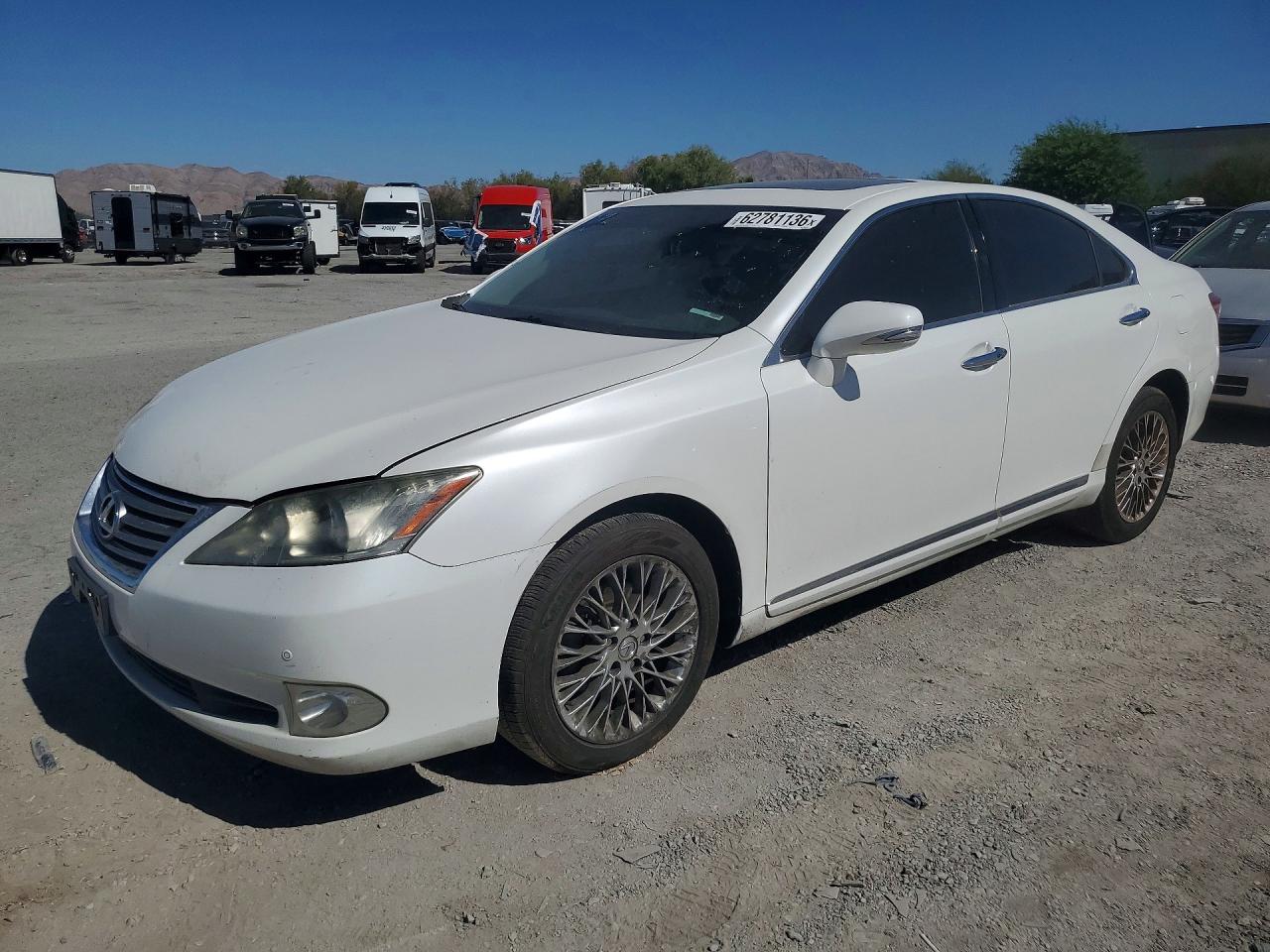 2011 Lexus Es 350 White vin: JTHBK1EG1B2434013