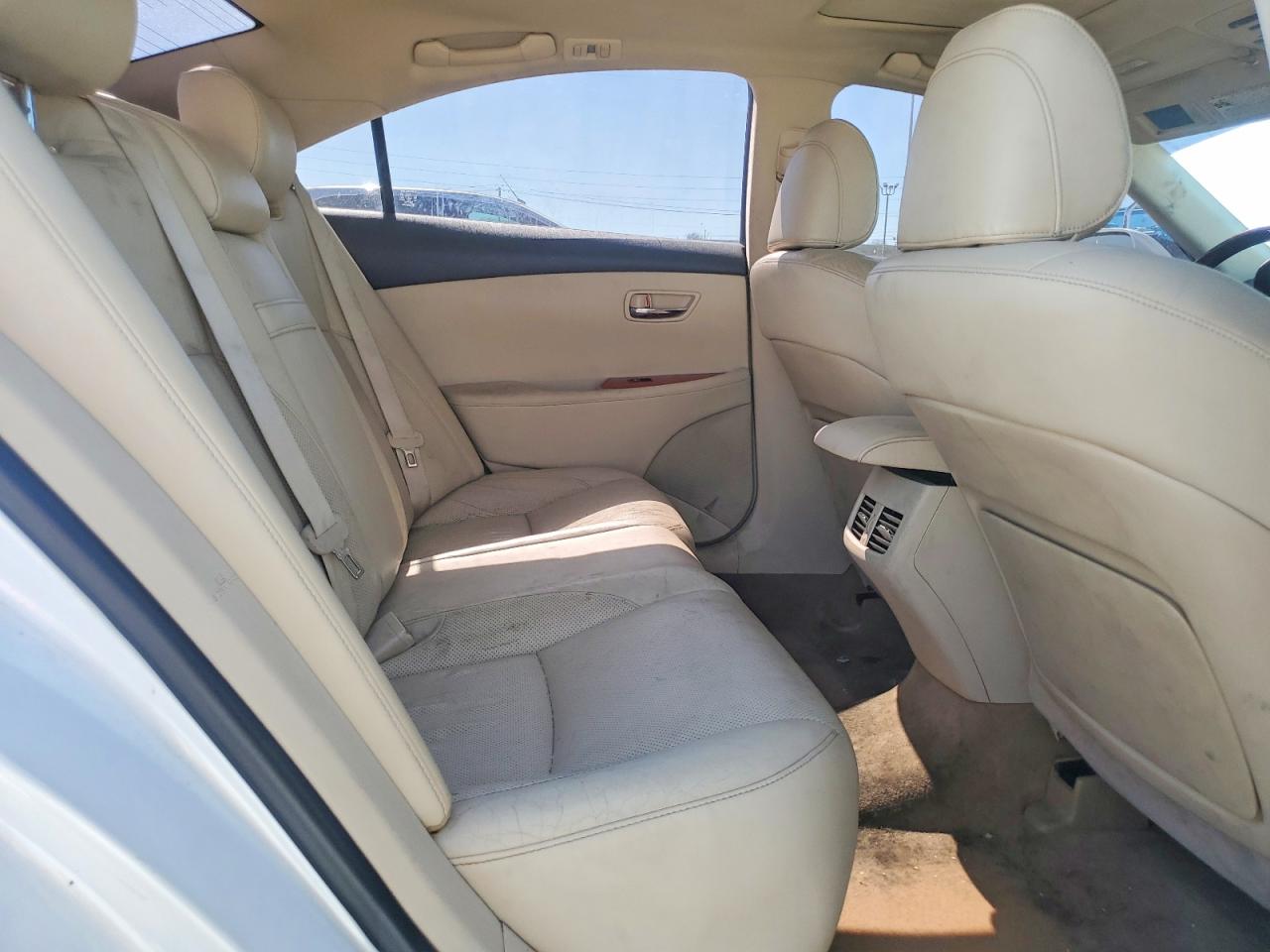 2011 Lexus Es 350 White vin: JTHBK1EG1B2434013