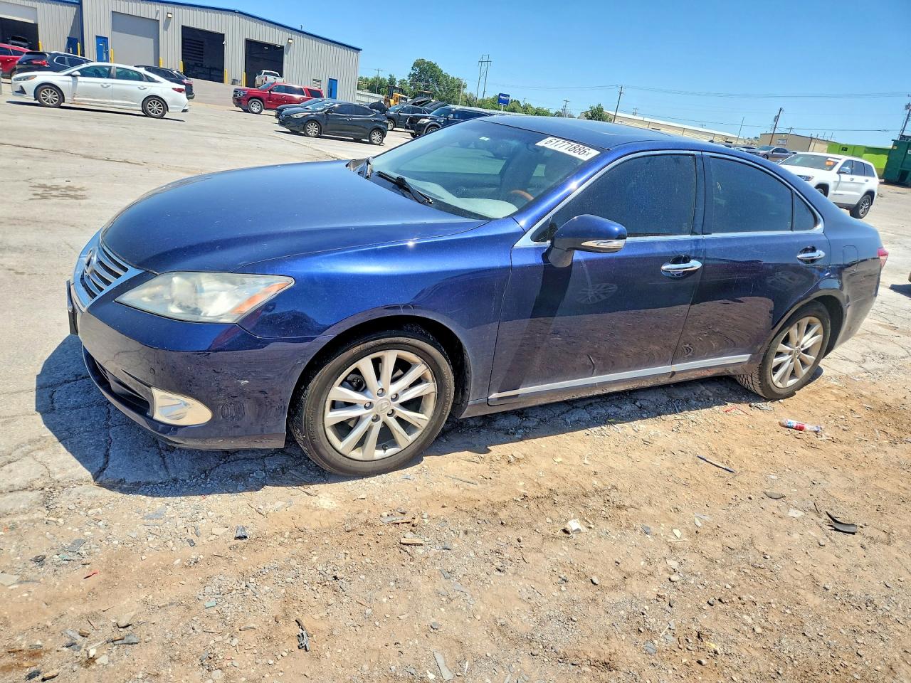 2011 Lexus Es 350 Blue vin: JTHBK1EG1B2437722