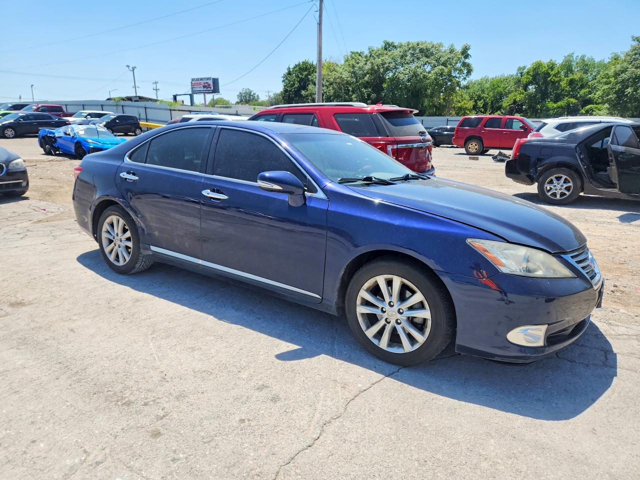2011 Lexus Es 350 Blue vin: JTHBK1EG1B2437722