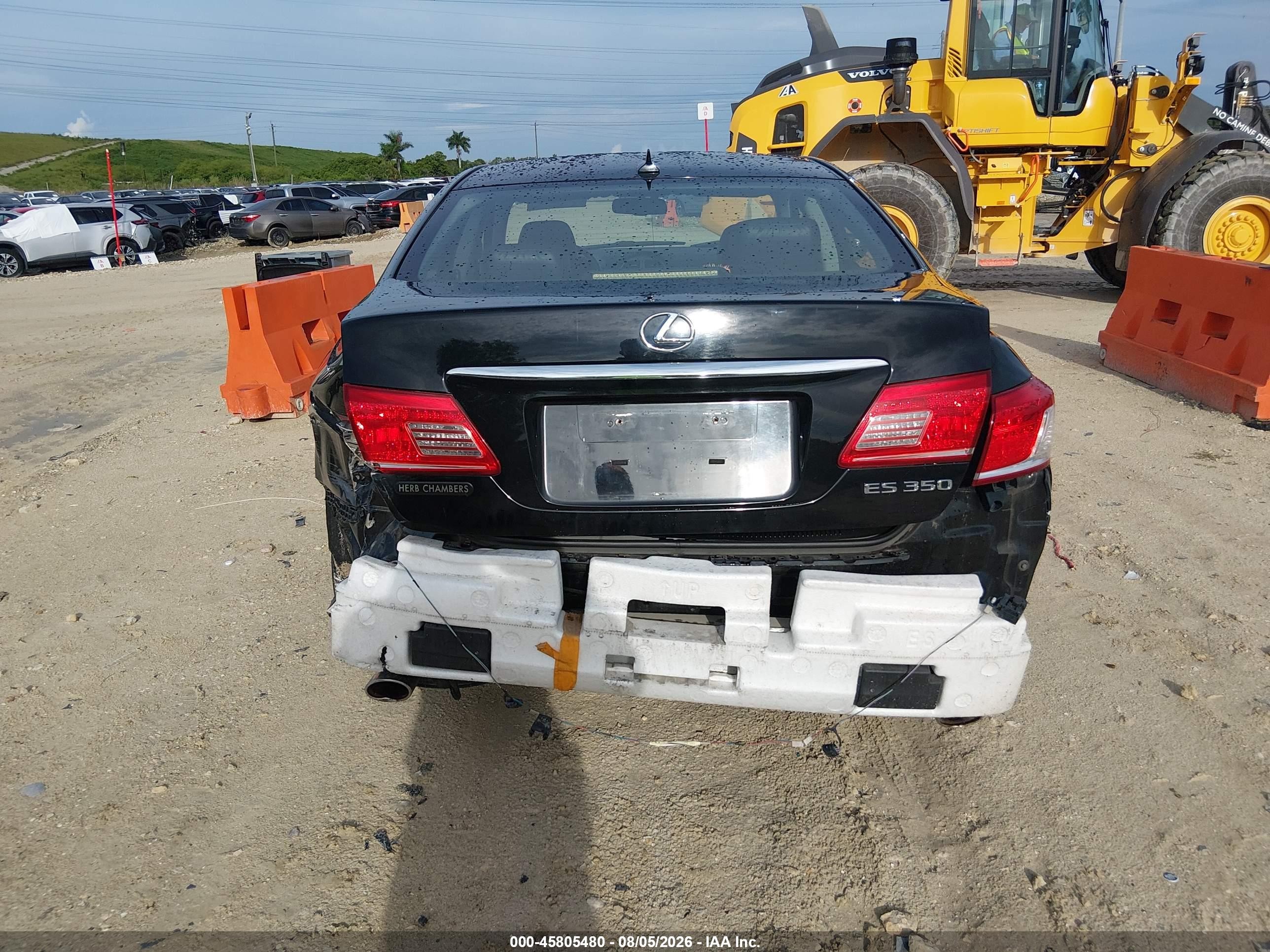 2011 Lexus Es 350   Black vin: JTHBK1EG1B2439227