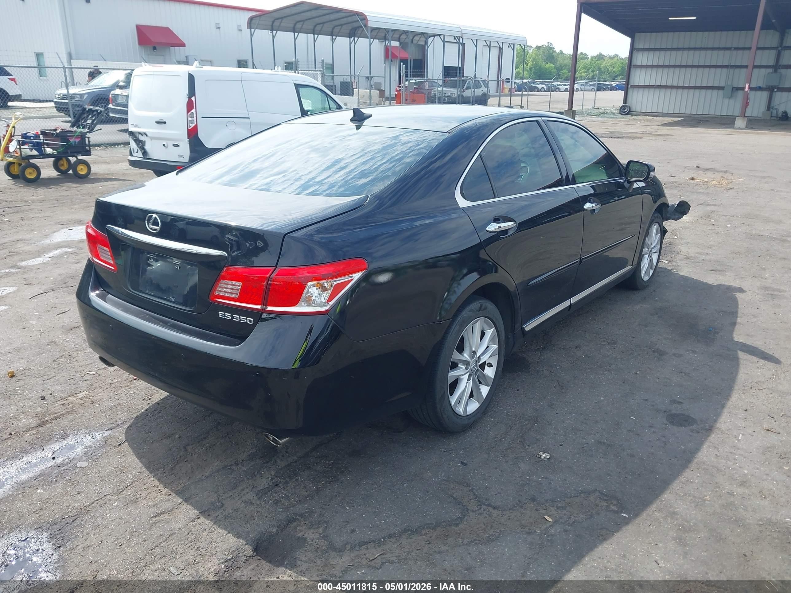 2011 Lexus Es 350   Black vin: JTHBK1EG1B2451216