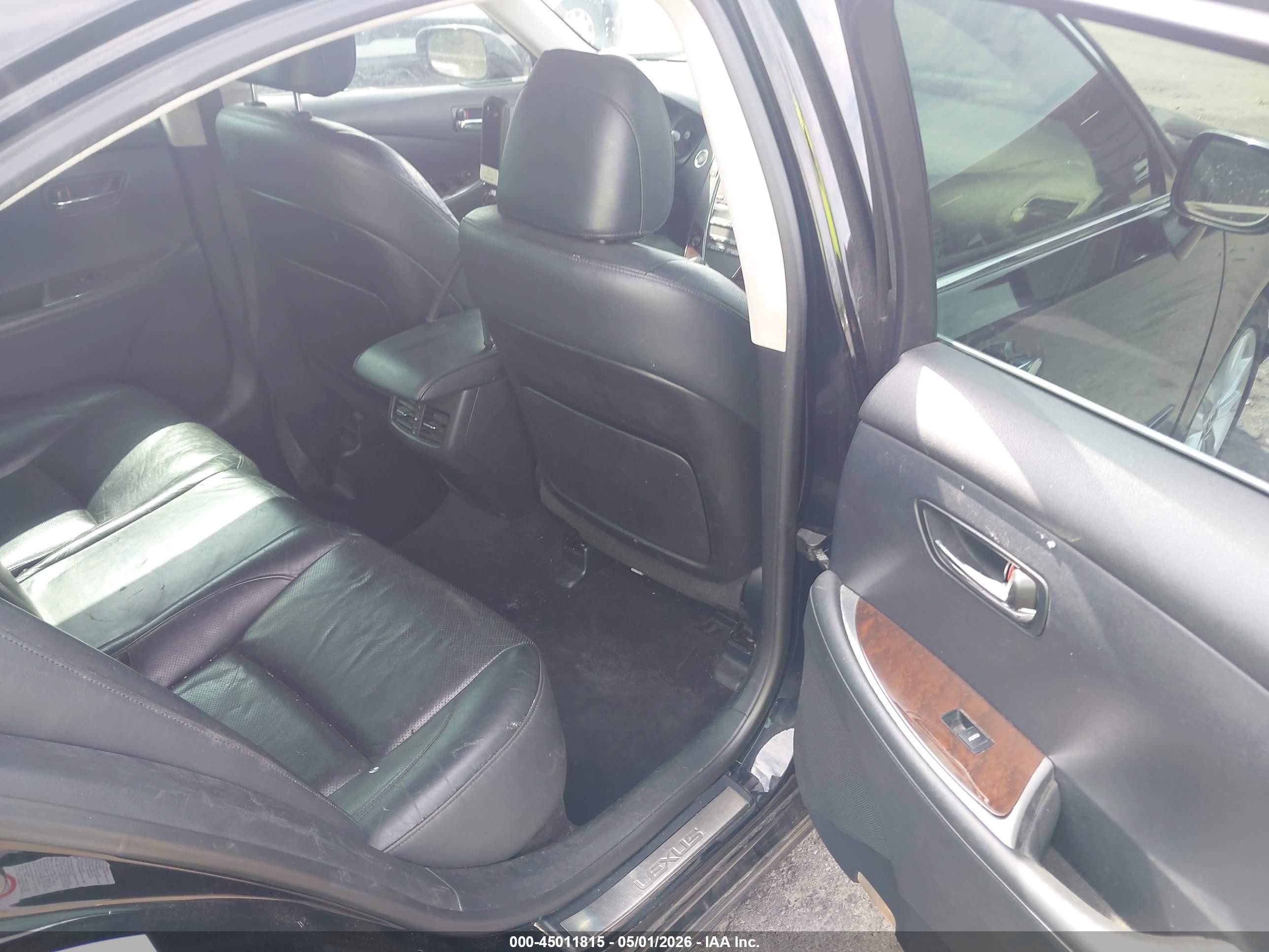 2011 Lexus Es 350   Black vin: JTHBK1EG1B2451216