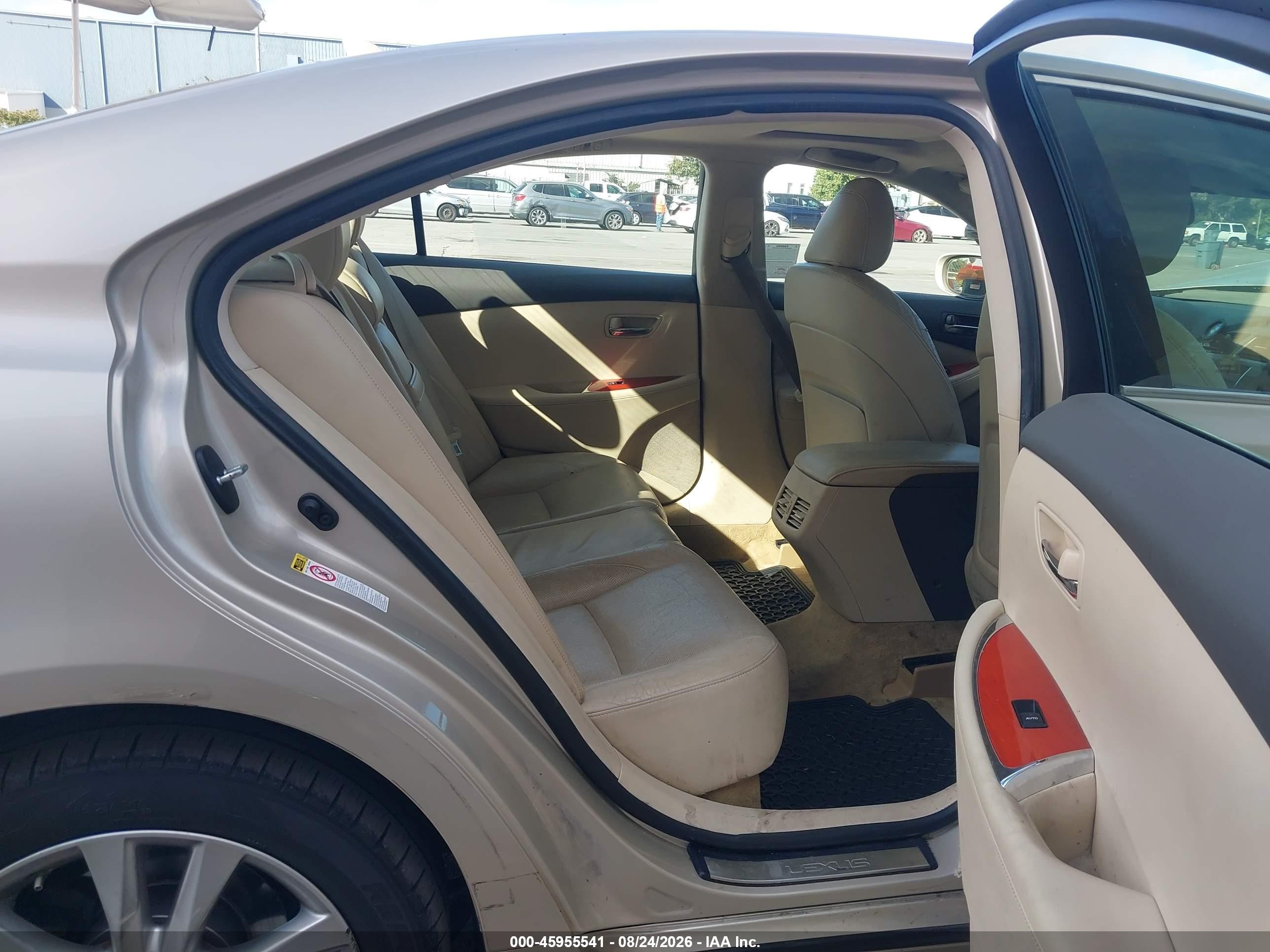2011 Lexus Es 350   Золотой vin: JTHBK1EG1B2456867