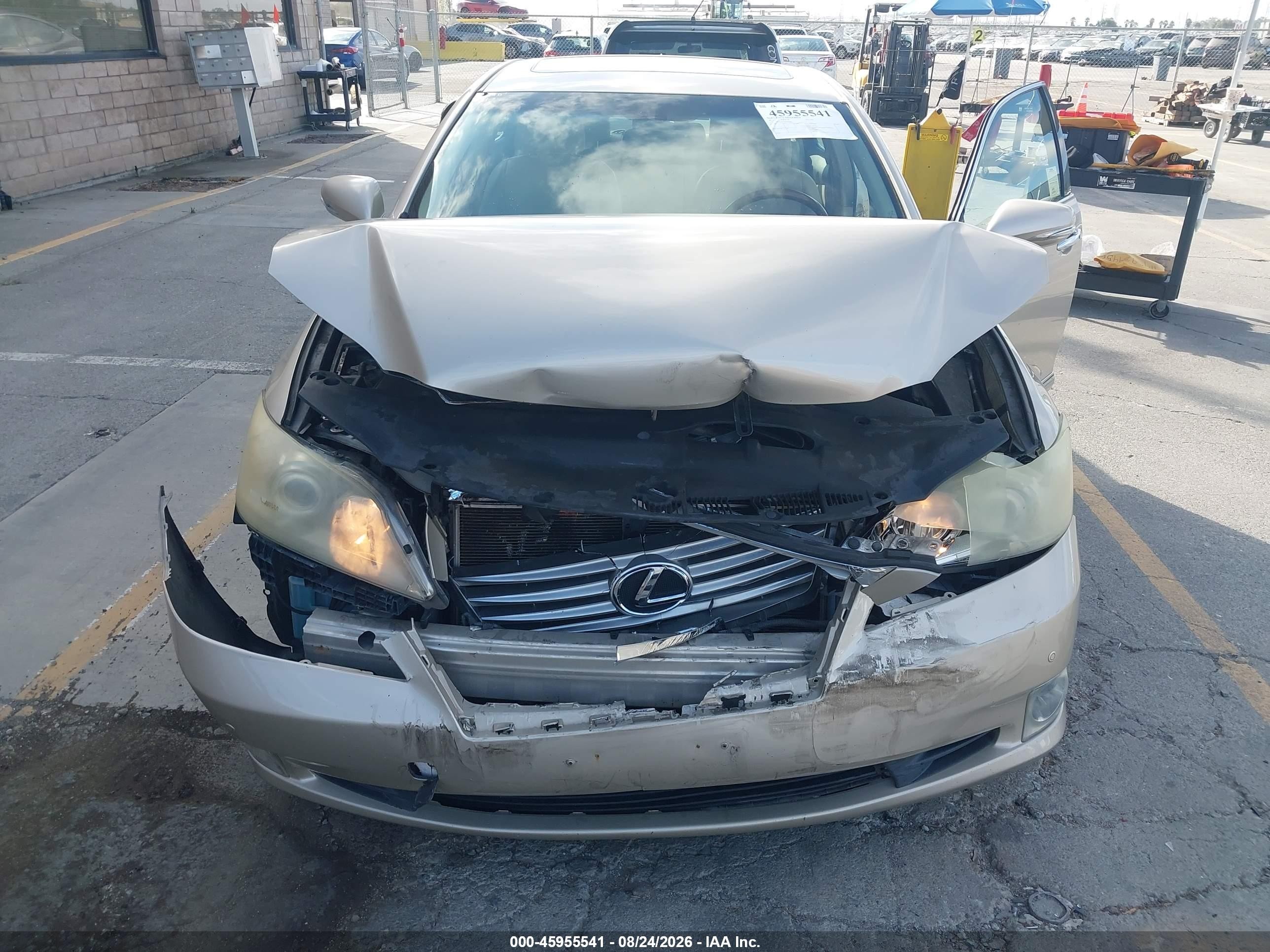2011 Lexus Es 350   Золотой vin: JTHBK1EG1B2456867