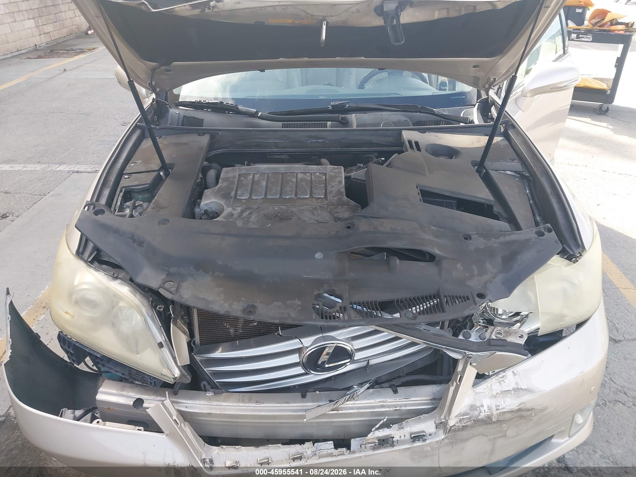 2011 Lexus Es 350   Золотой vin: JTHBK1EG1B2456867