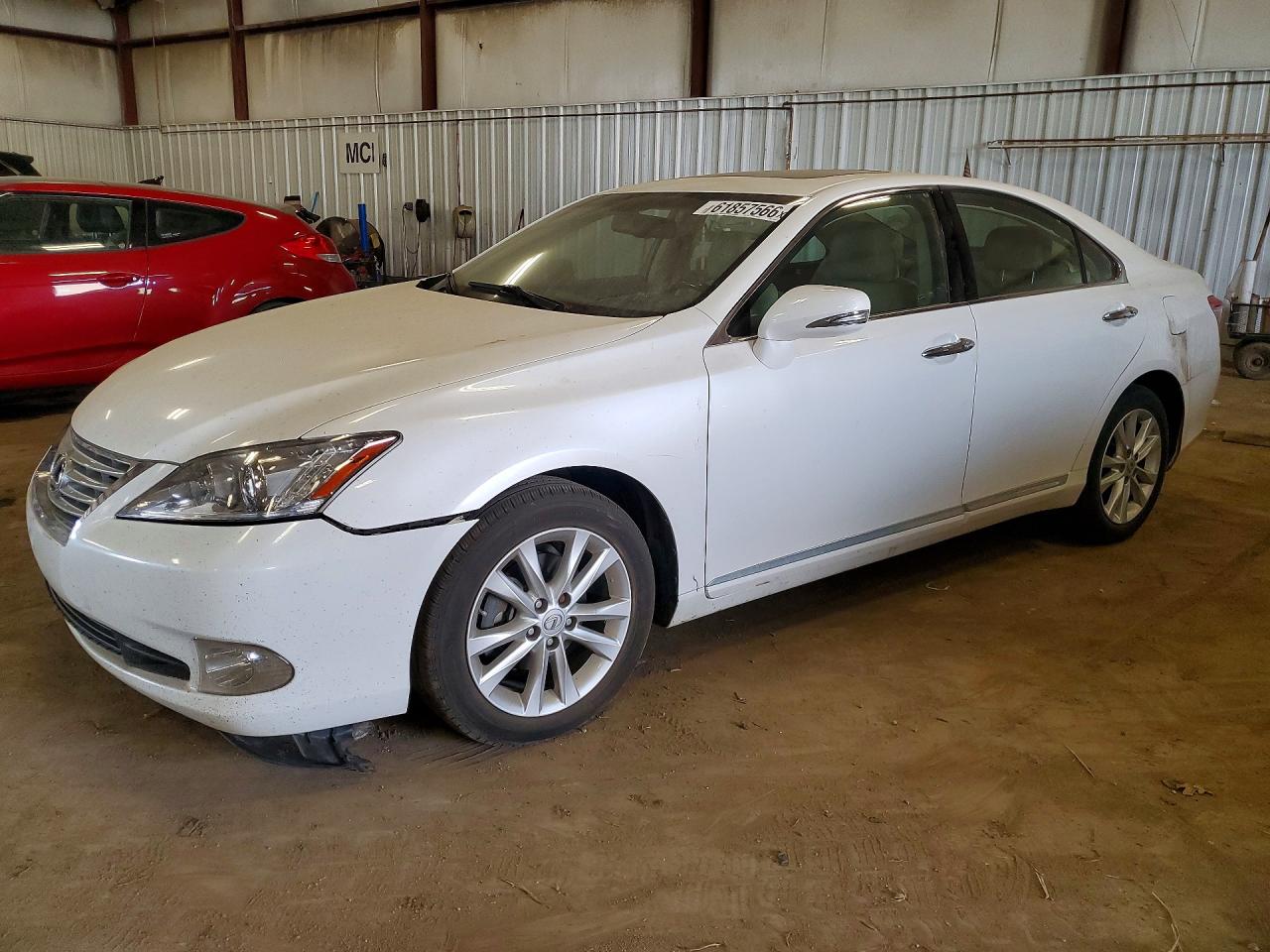 2011 Lexus Es 350 White vin: JTHBK1EG1B2457761