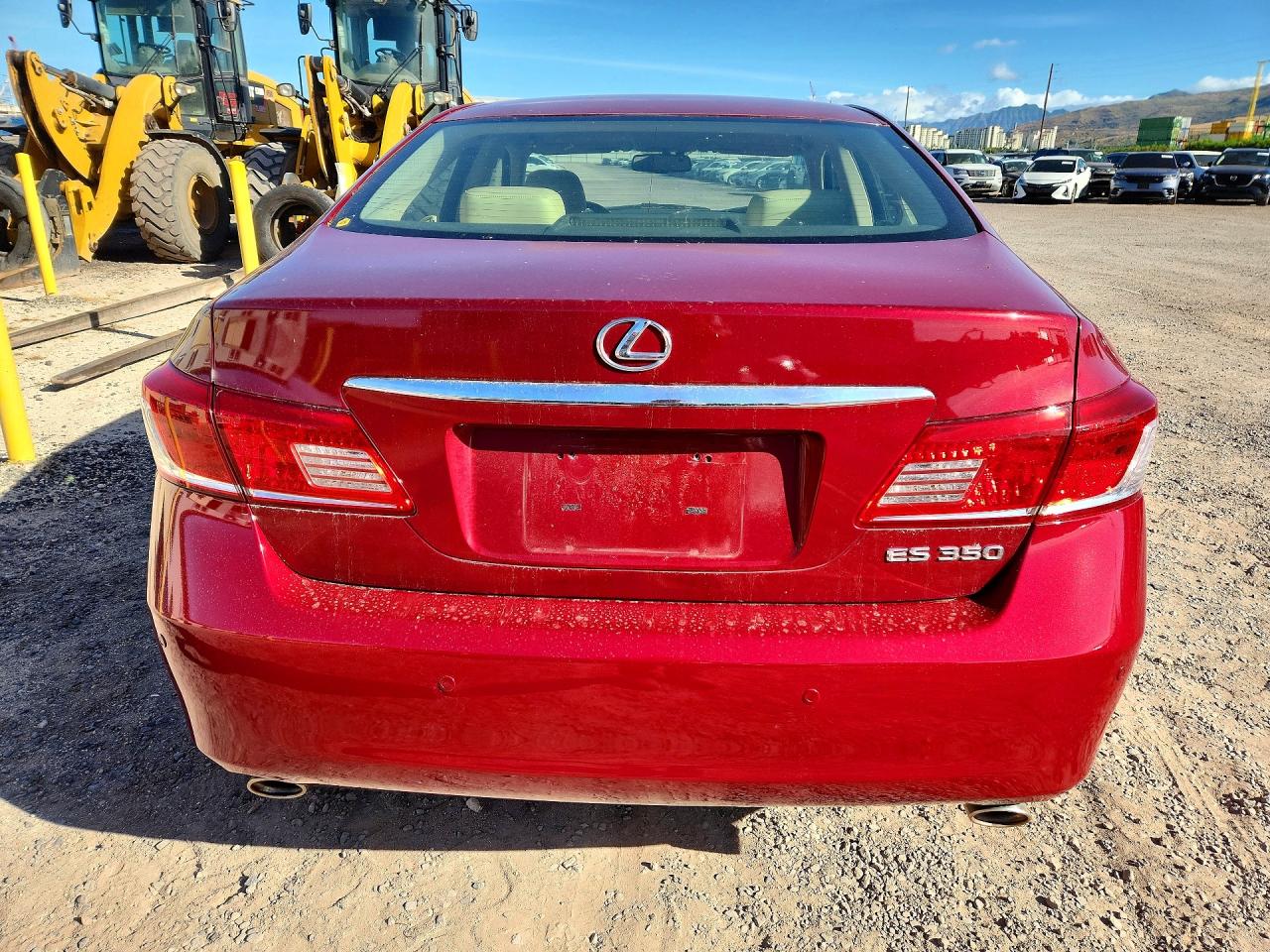 2011 Lexus Es 350 Red vin: JTHBK1EG1B2463950
