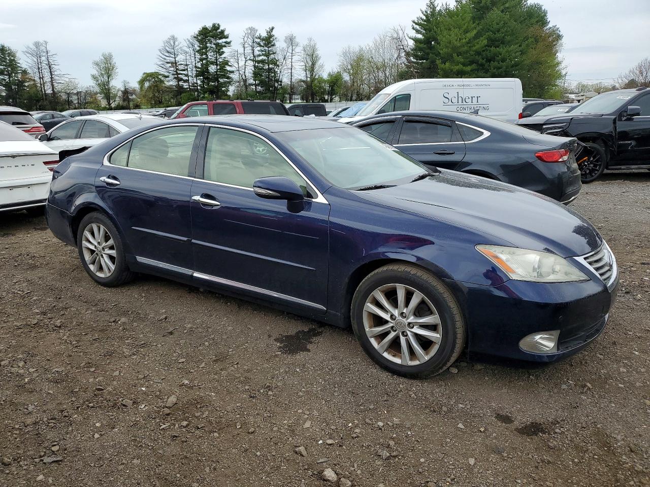 2012 Lexus Es 350 Blue vin: JTHBK1EG1C2474450