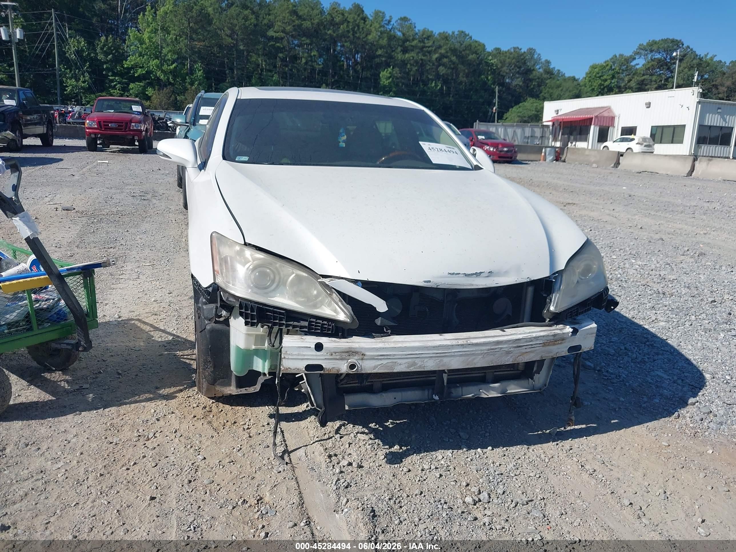 2012 Lexus Es 350   White vin: JTHBK1EG1C2474951