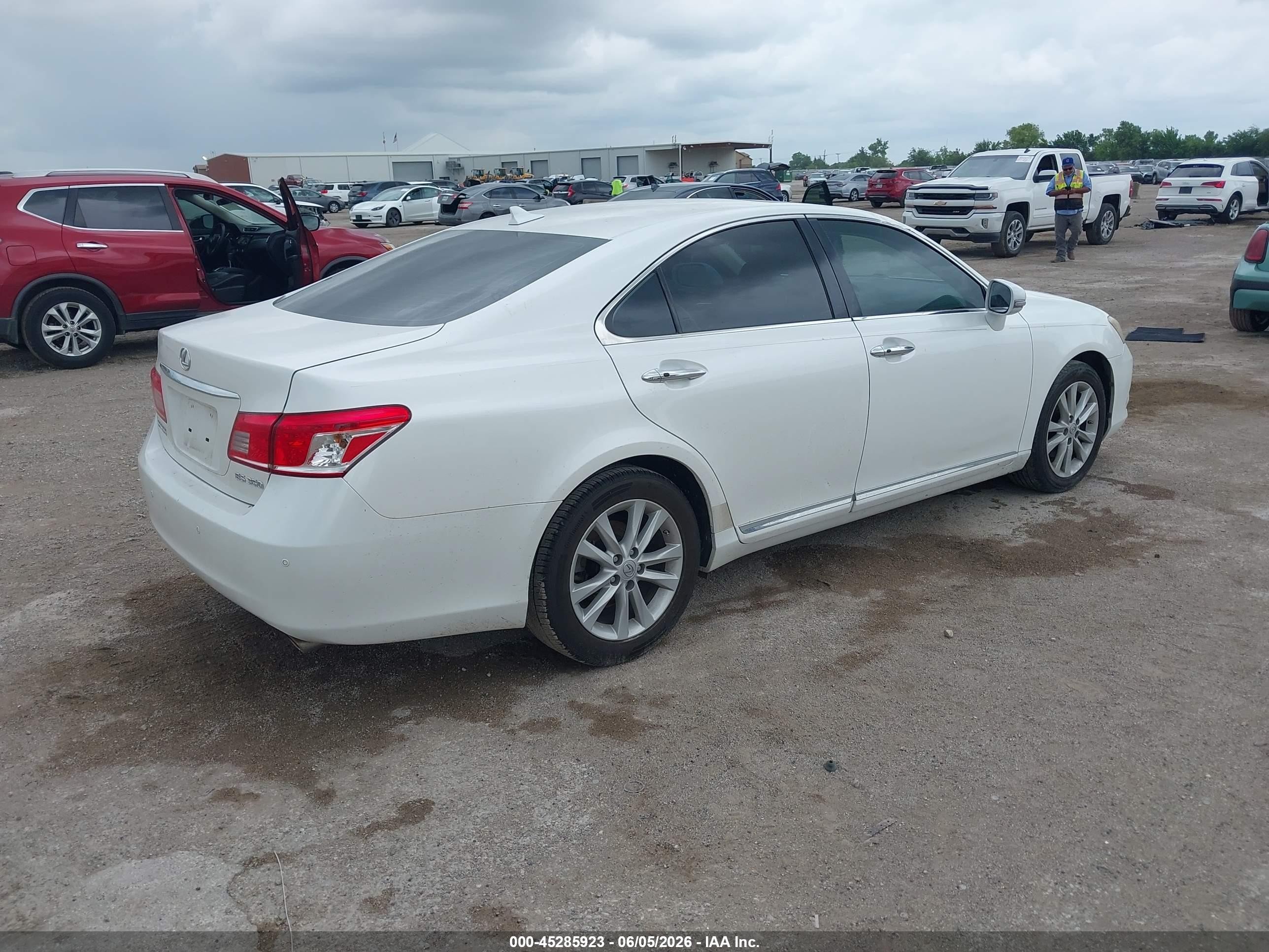 2012 Lexus Es 350 White vin: JTHBK1EG1C2489188
