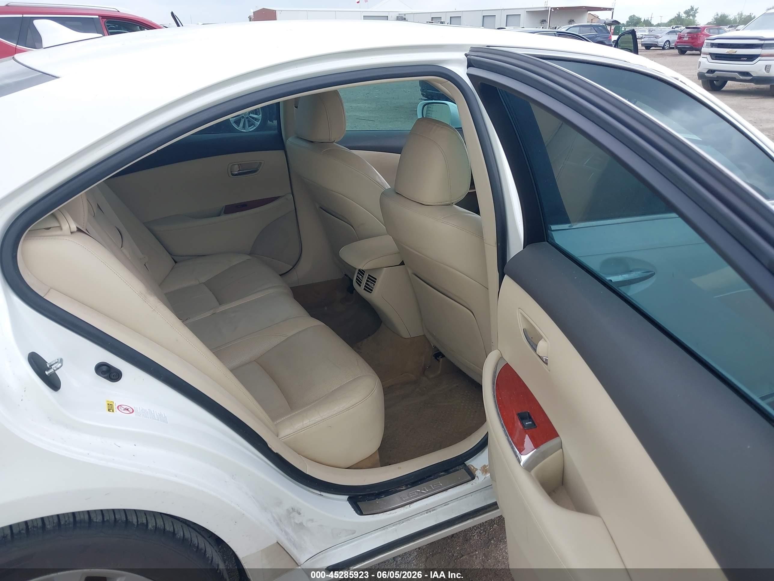 2012 Lexus Es 350 White vin: JTHBK1EG1C2489188