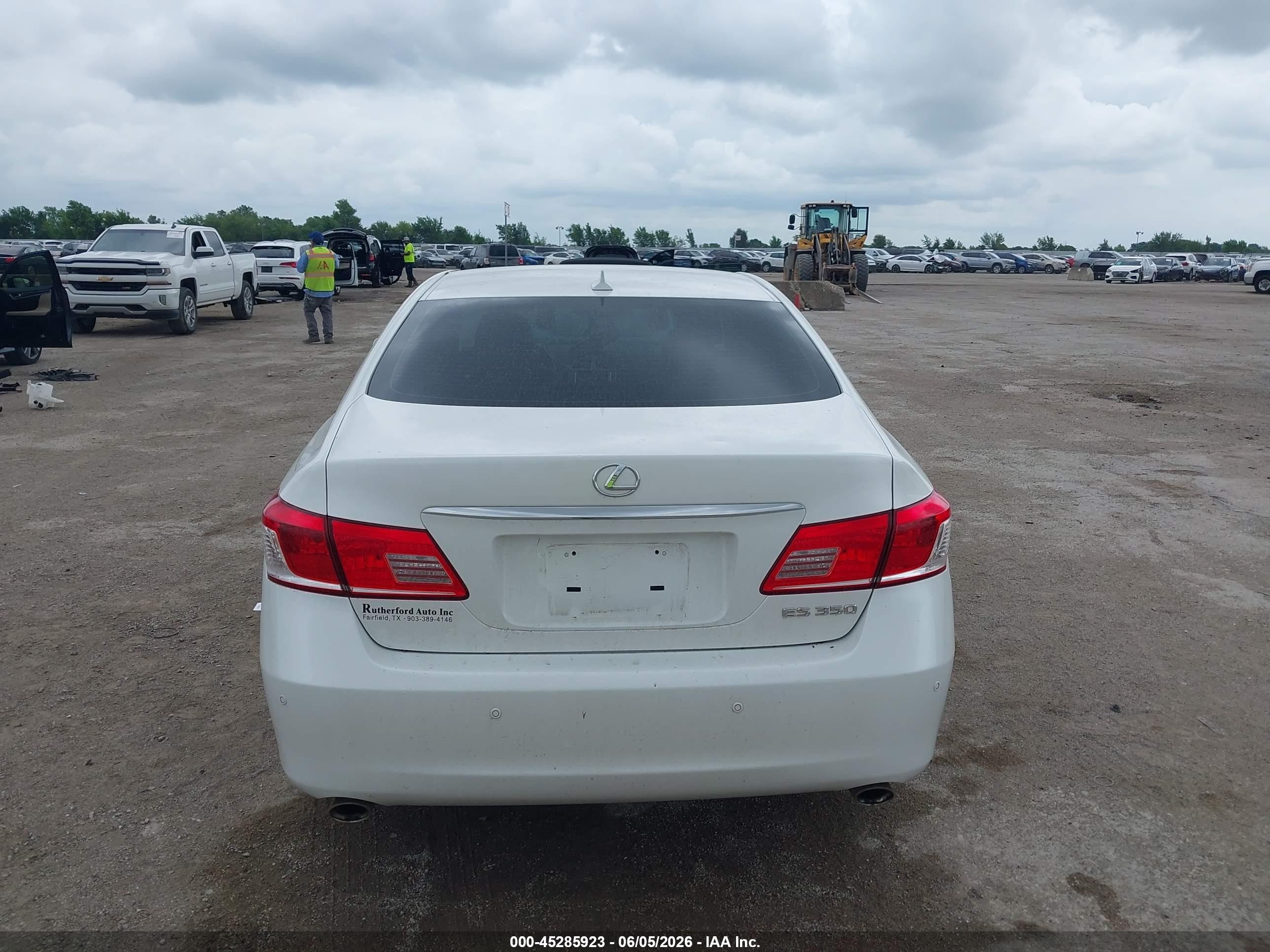 2012 Lexus Es 350 White vin: JTHBK1EG1C2489188