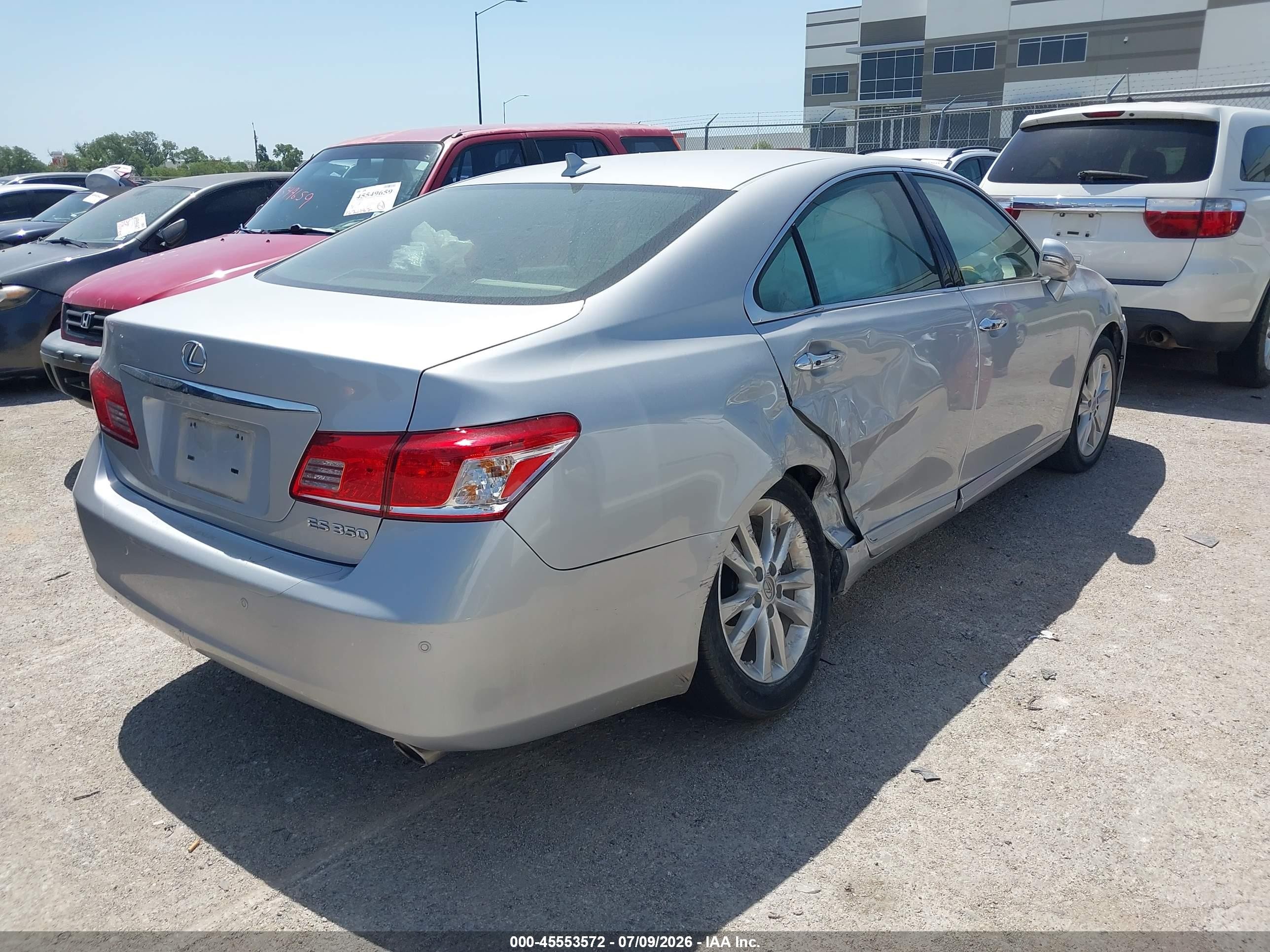 2012 Lexus Es 350   Silver vin: JTHBK1EG1C2501730