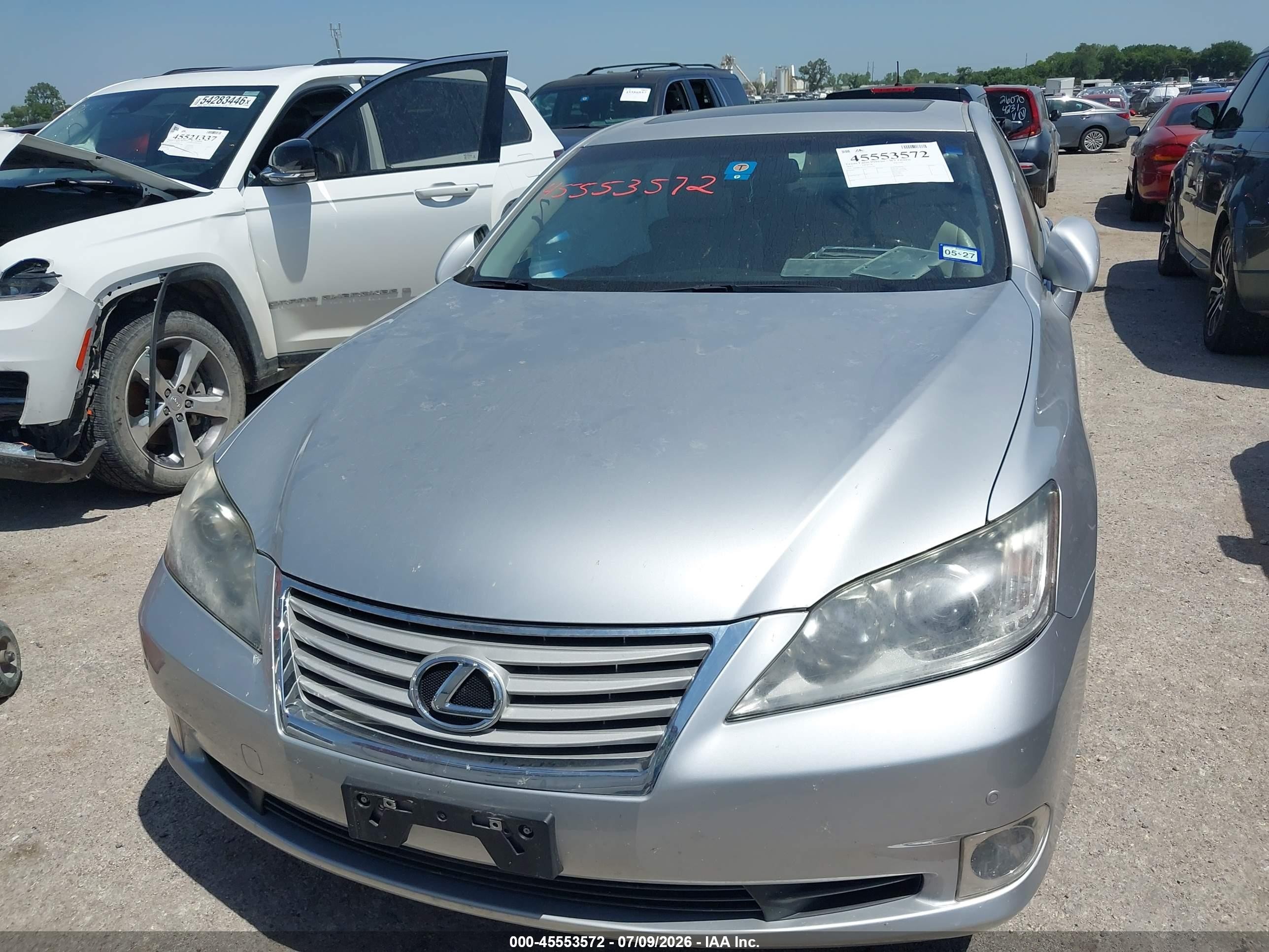 2012 Lexus Es 350   Silver vin: JTHBK1EG1C2501730