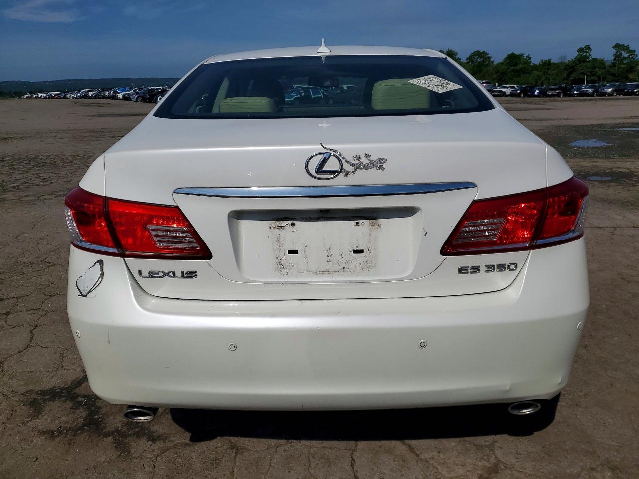 2010 Lexus Es 350 White vin: JTHBK1EG2A2345565