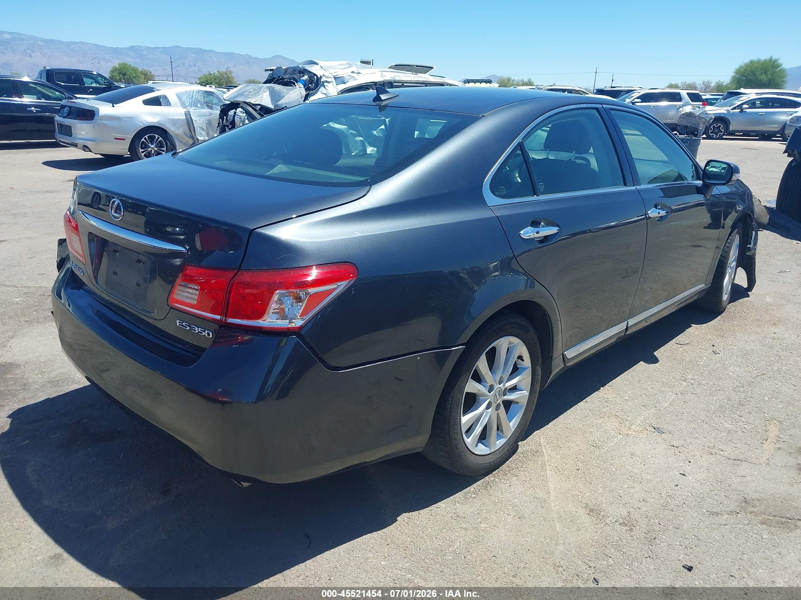 2010 Lexus Es 350   Gray vin: JTHBK1EG2A2352564