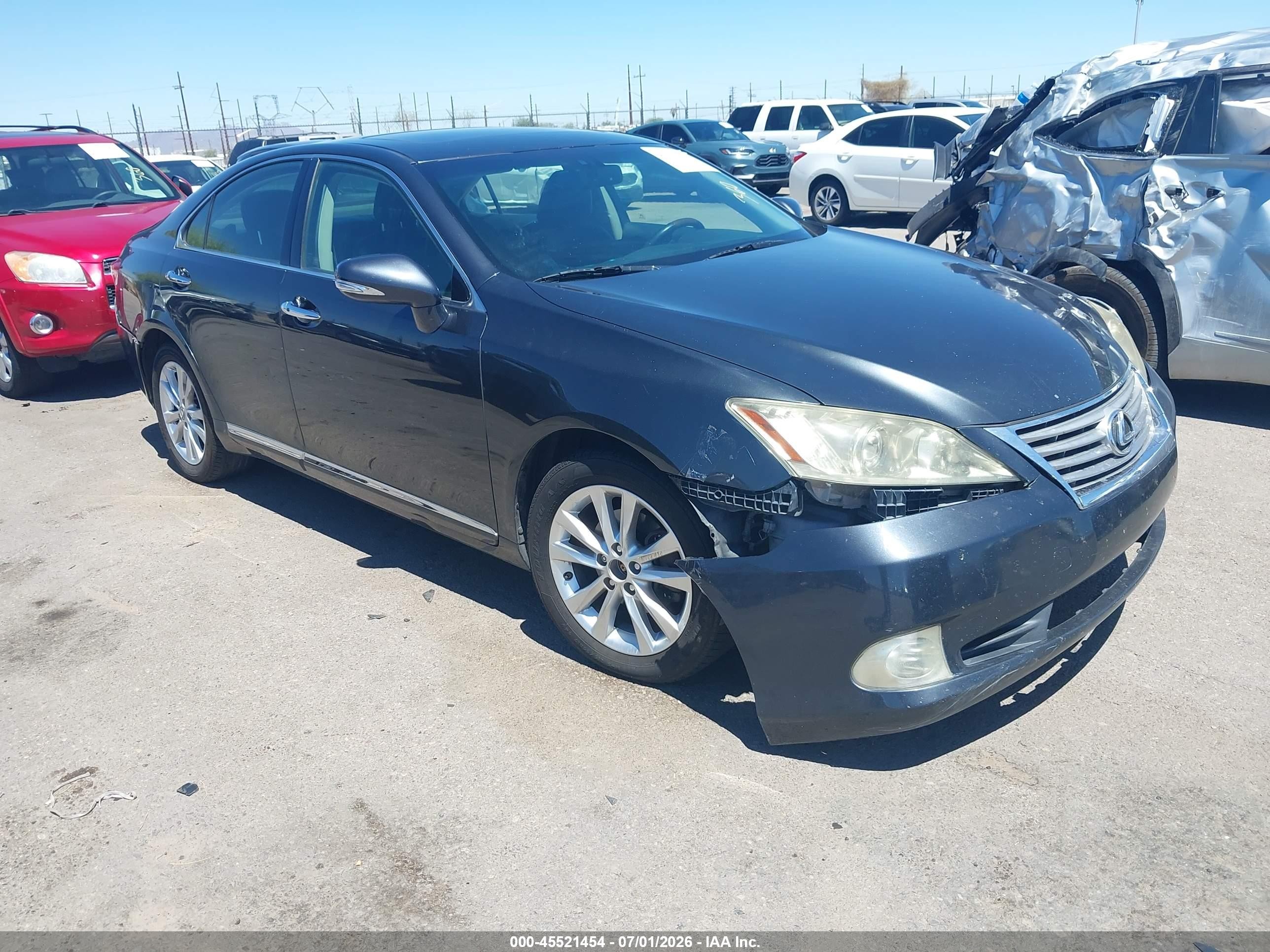 2010 Lexus Es 350   Gray vin: JTHBK1EG2A2352564