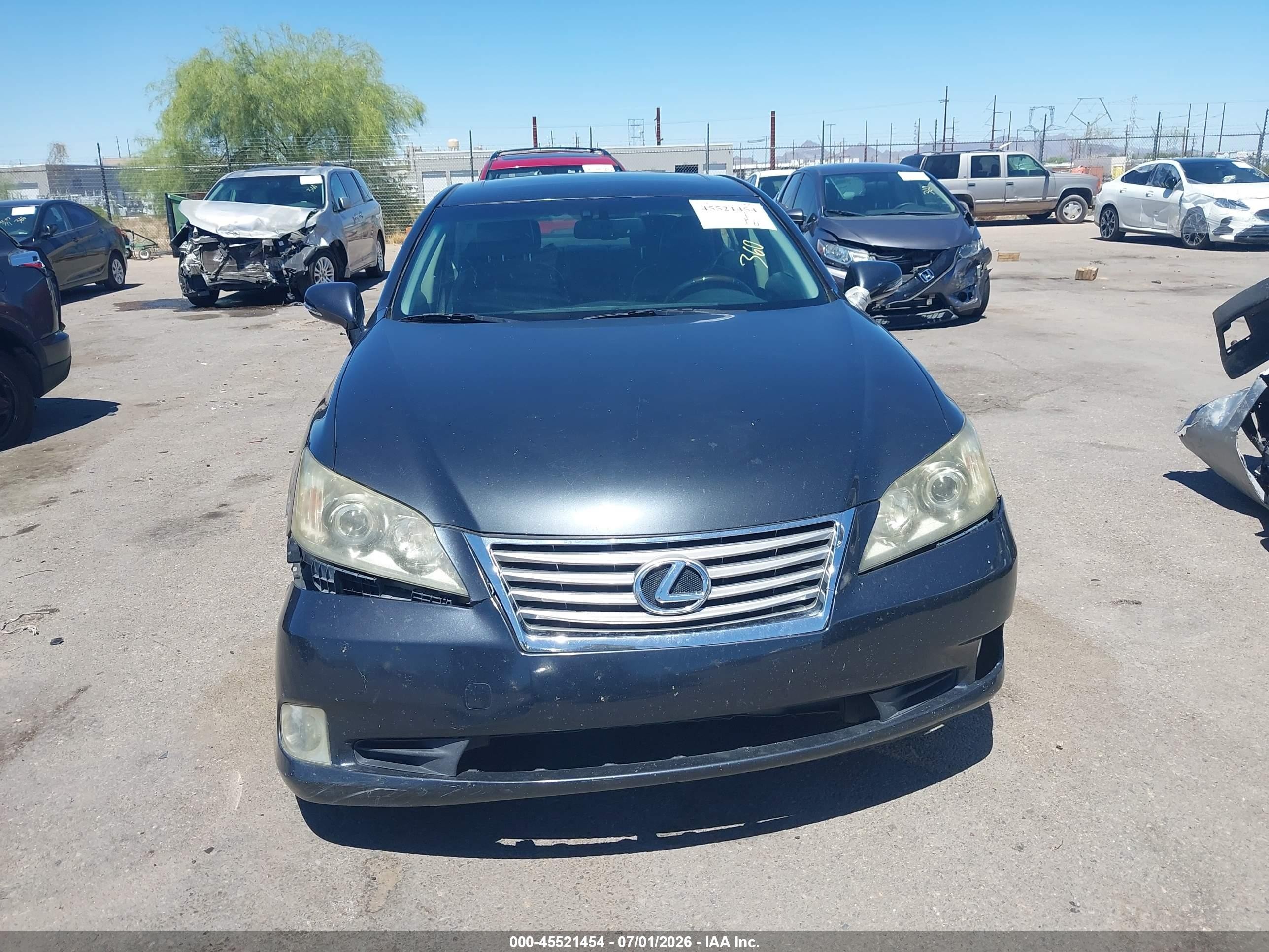 2010 Lexus Es 350   Gray vin: JTHBK1EG2A2352564