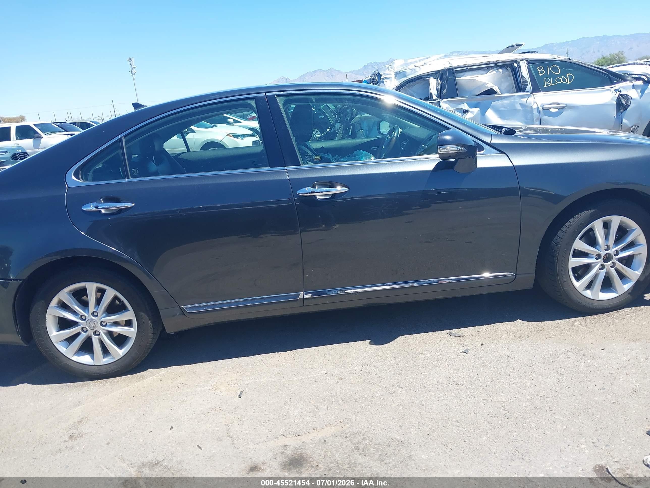 2010 Lexus Es 350   Gray vin: JTHBK1EG2A2352564