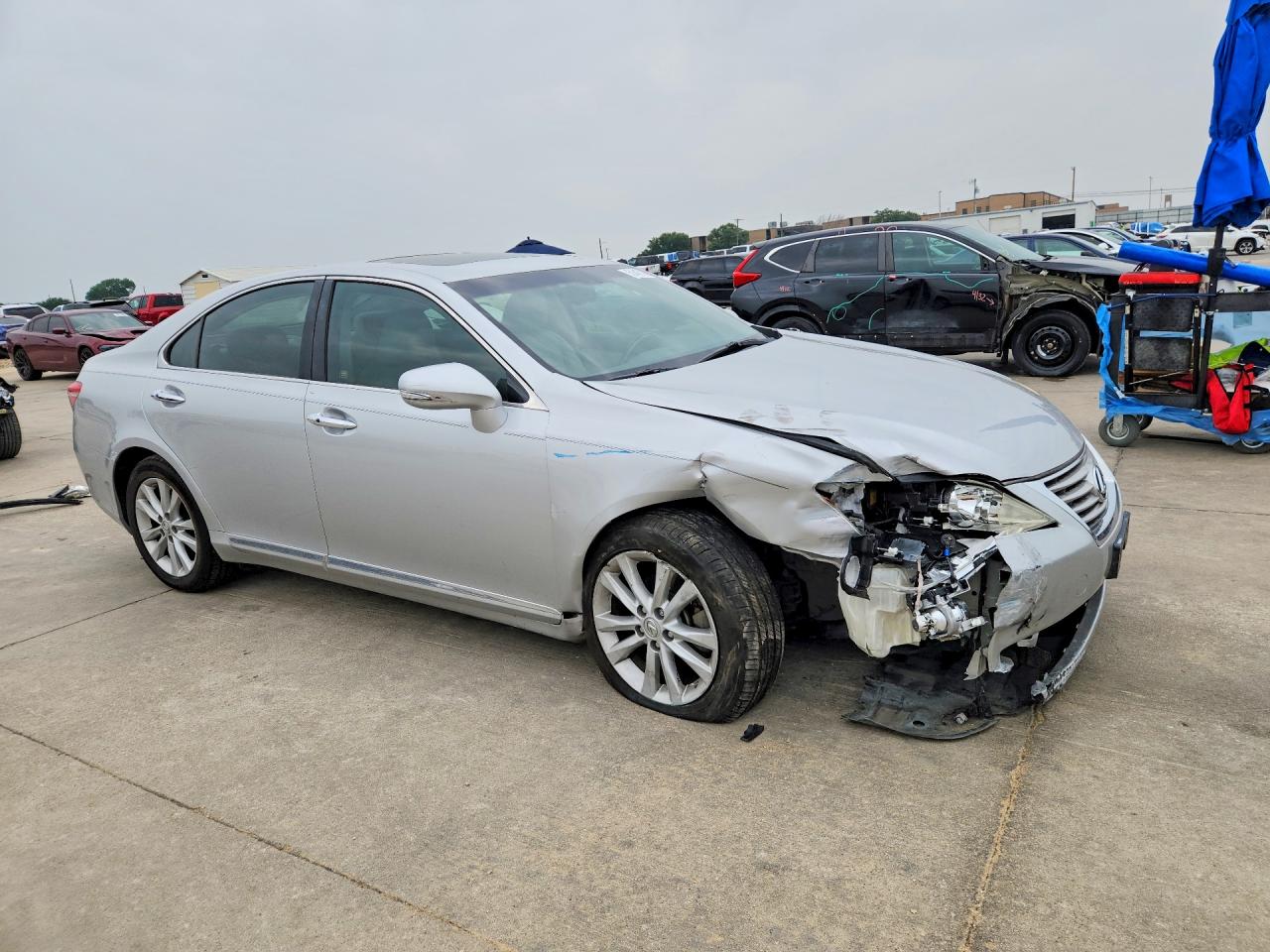 2010 Lexus Es 350 Silver vin: JTHBK1EG2A2359787