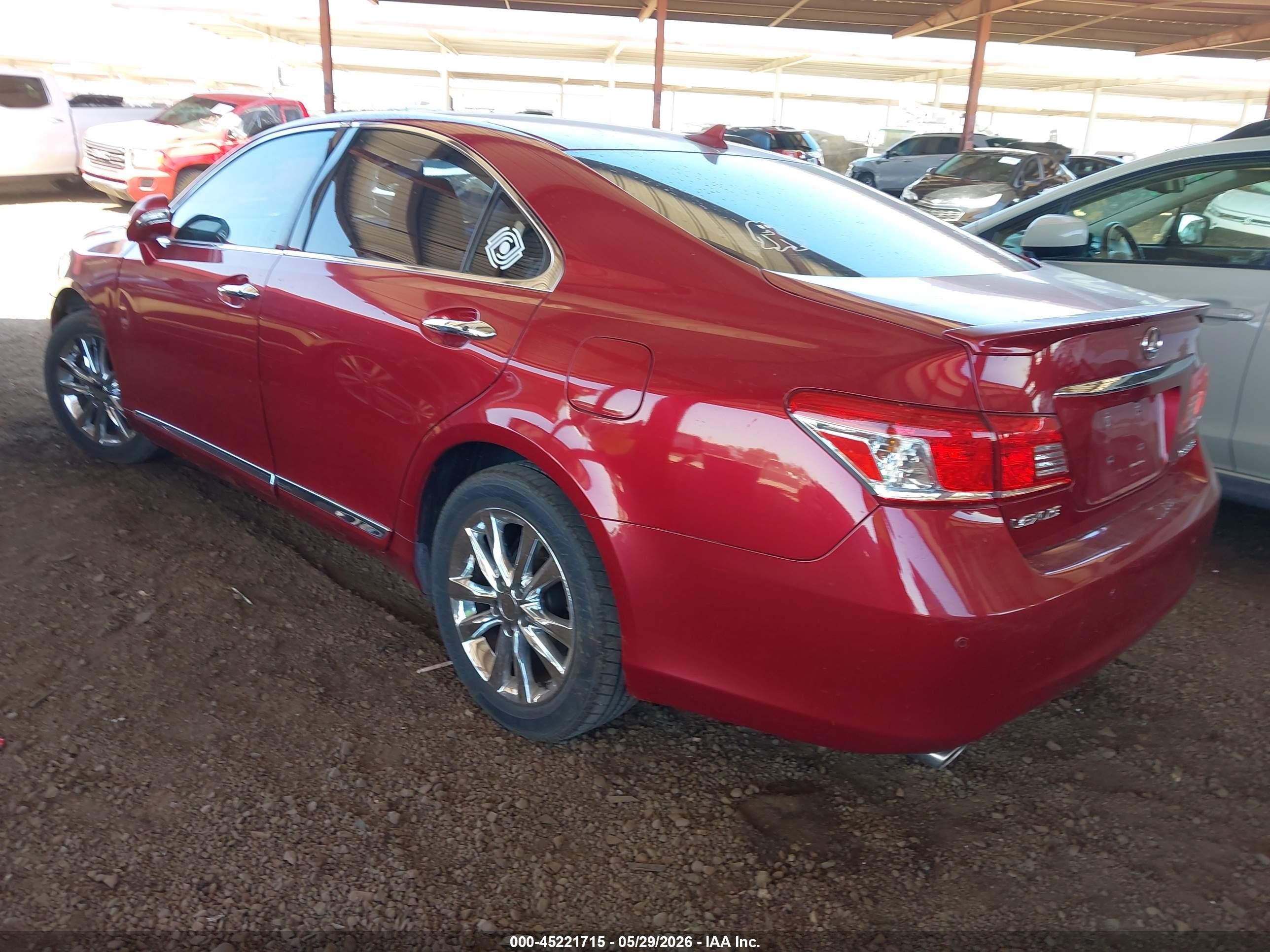 2010 Lexus Es 350   Red vin: JTHBK1EG2A2365086