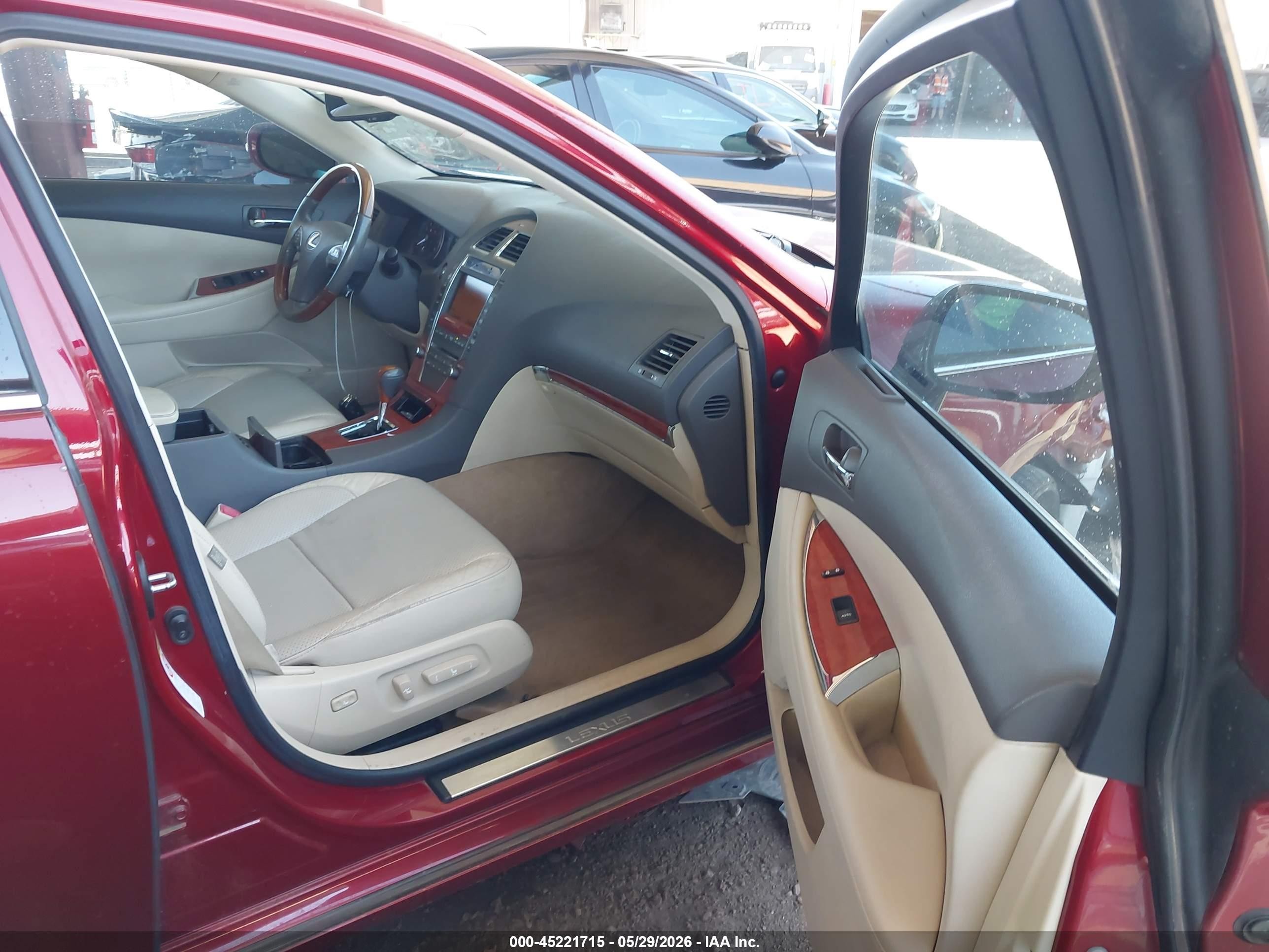 2010 Lexus Es 350   Red vin: JTHBK1EG2A2365086