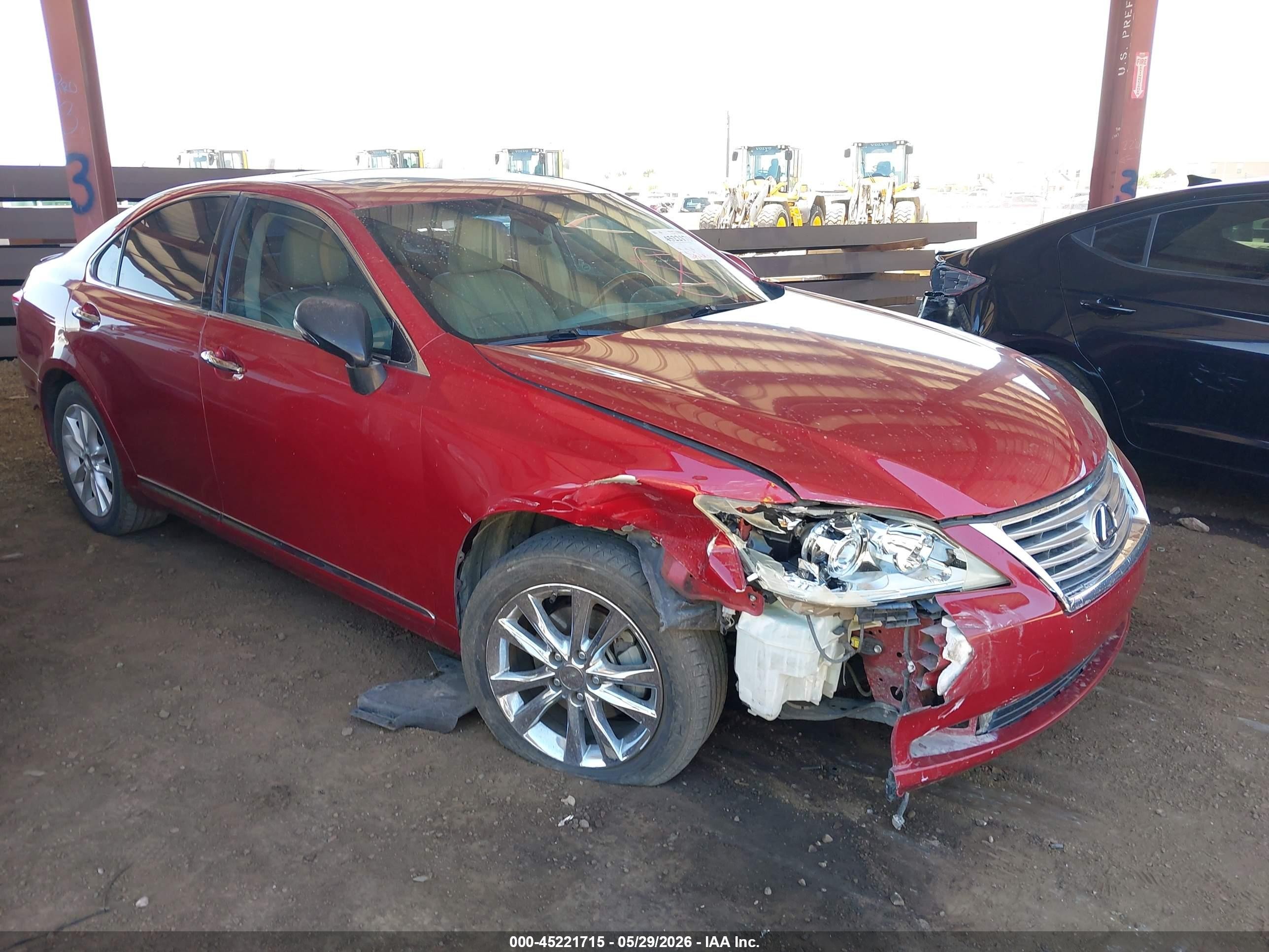 2010 Lexus Es 350   Red vin: JTHBK1EG2A2365086