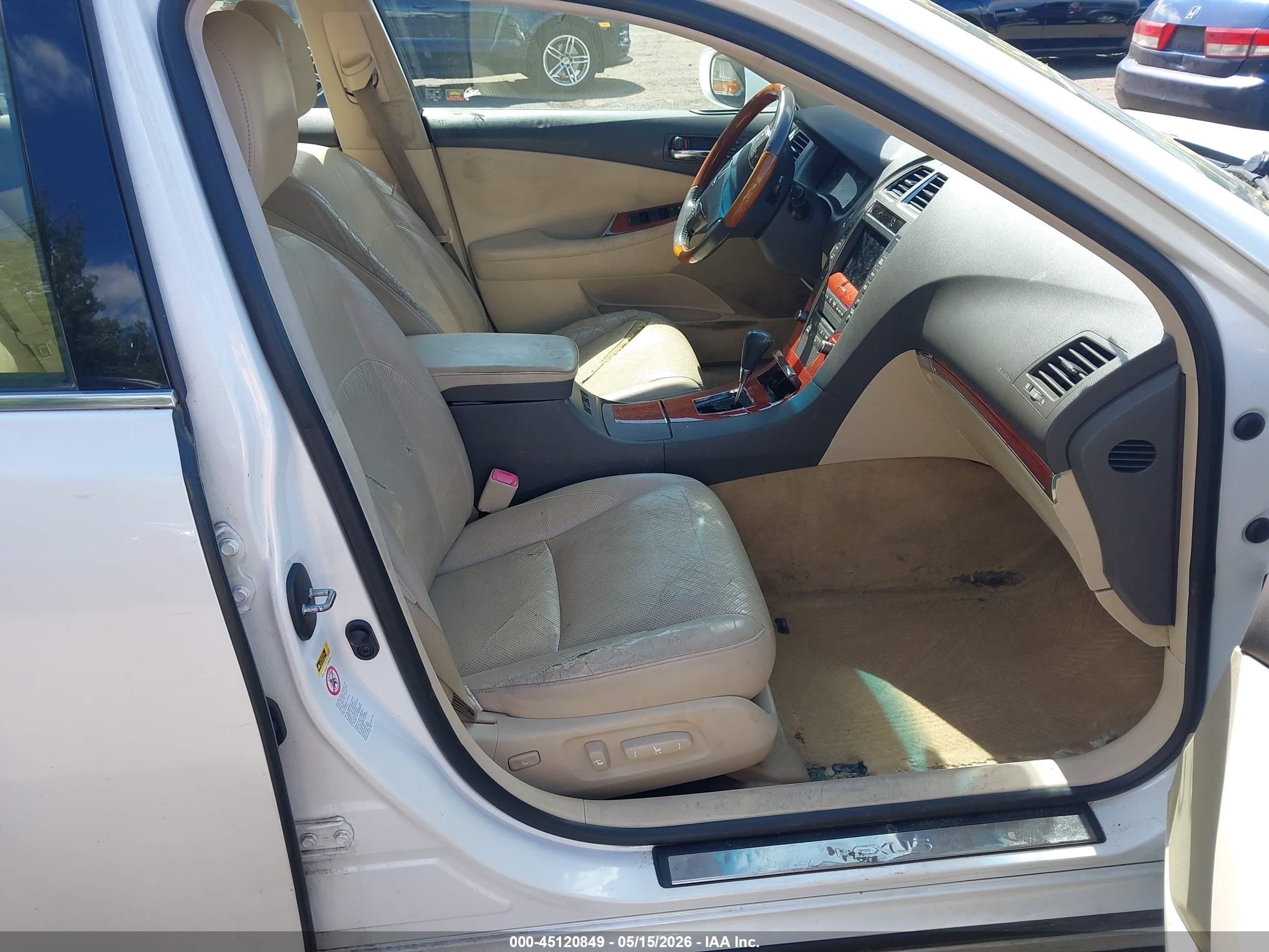 2010 Lexus Es 350 White vin: JTHBK1EG2A2370577