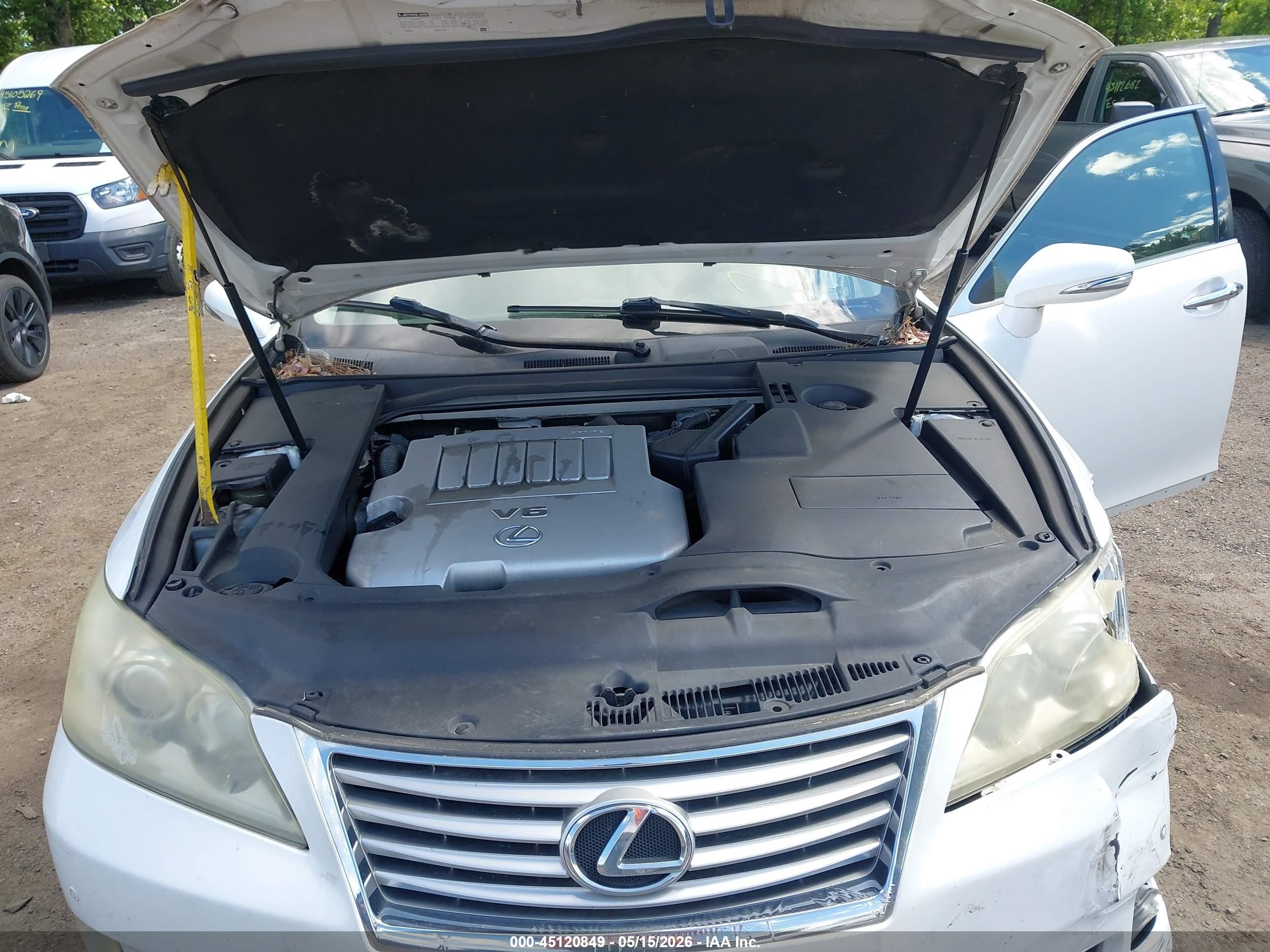 2010 Lexus Es 350 White vin: JTHBK1EG2A2370577