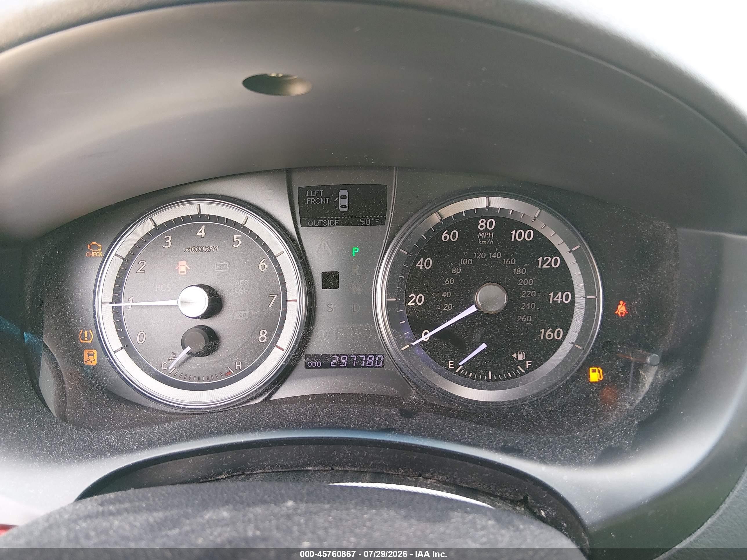 2010 Lexus Es 350   Серебряный vin: JTHBK1EG2A2393406