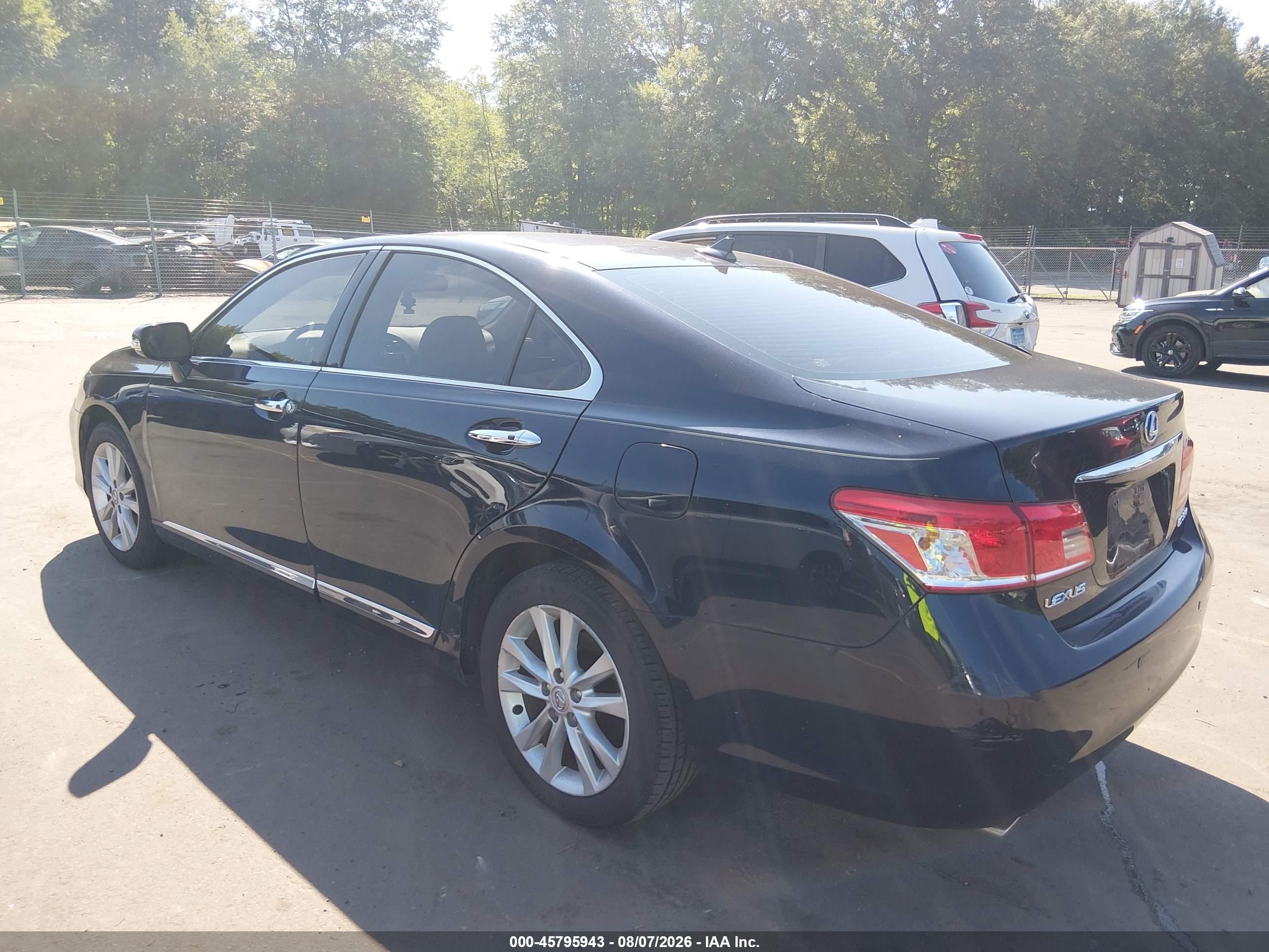 2010 Lexus Es 350   Dark Blue vin: JTHBK1EG2A2408034