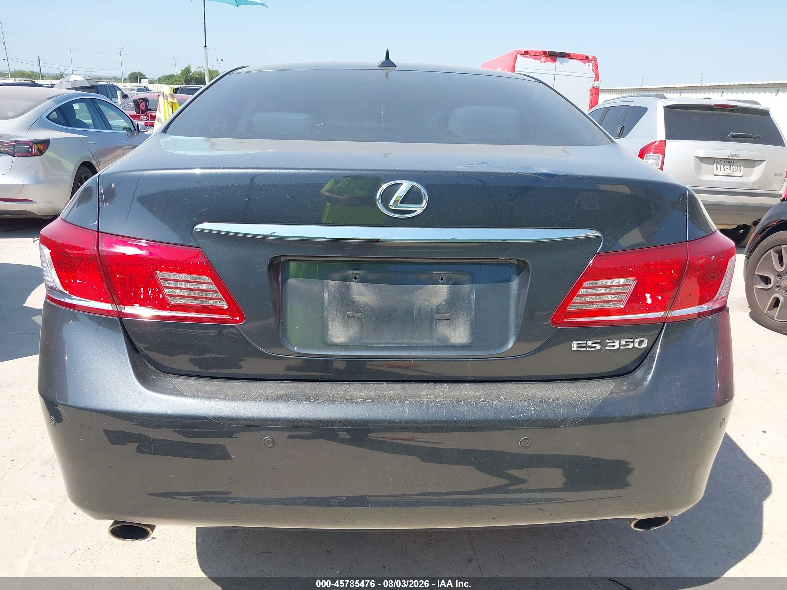 2011 Lexus Es 350   Серый vin: JTHBK1EG2B2421013