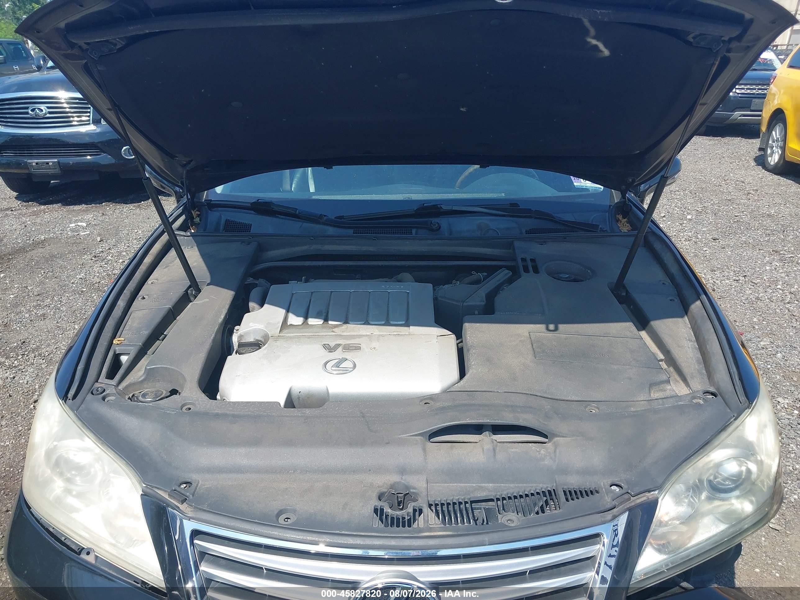 2011 Lexus Es 350 Black vin: JTHBK1EG2B2454397