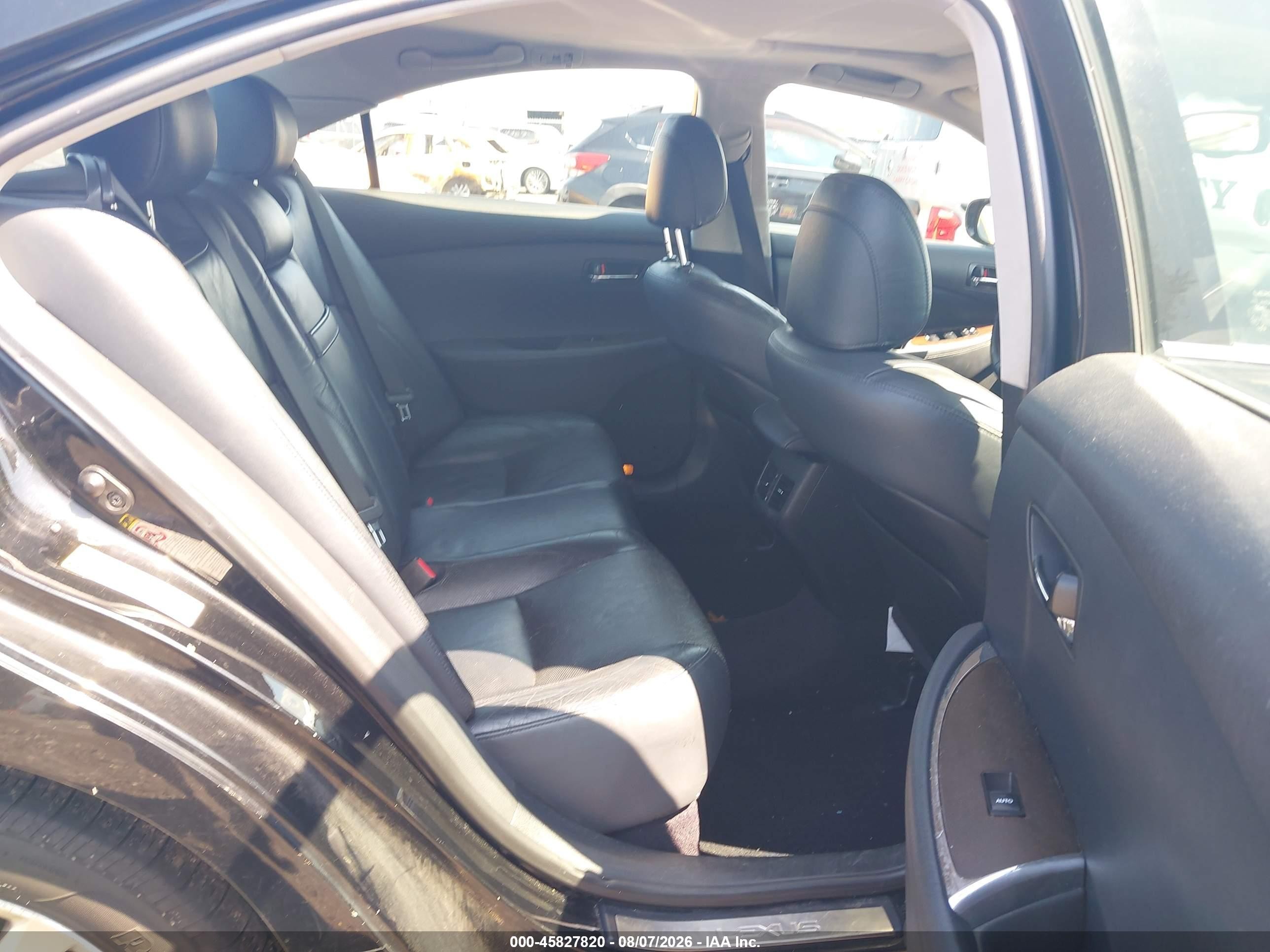 2011 Lexus Es 350 Black vin: JTHBK1EG2B2454397