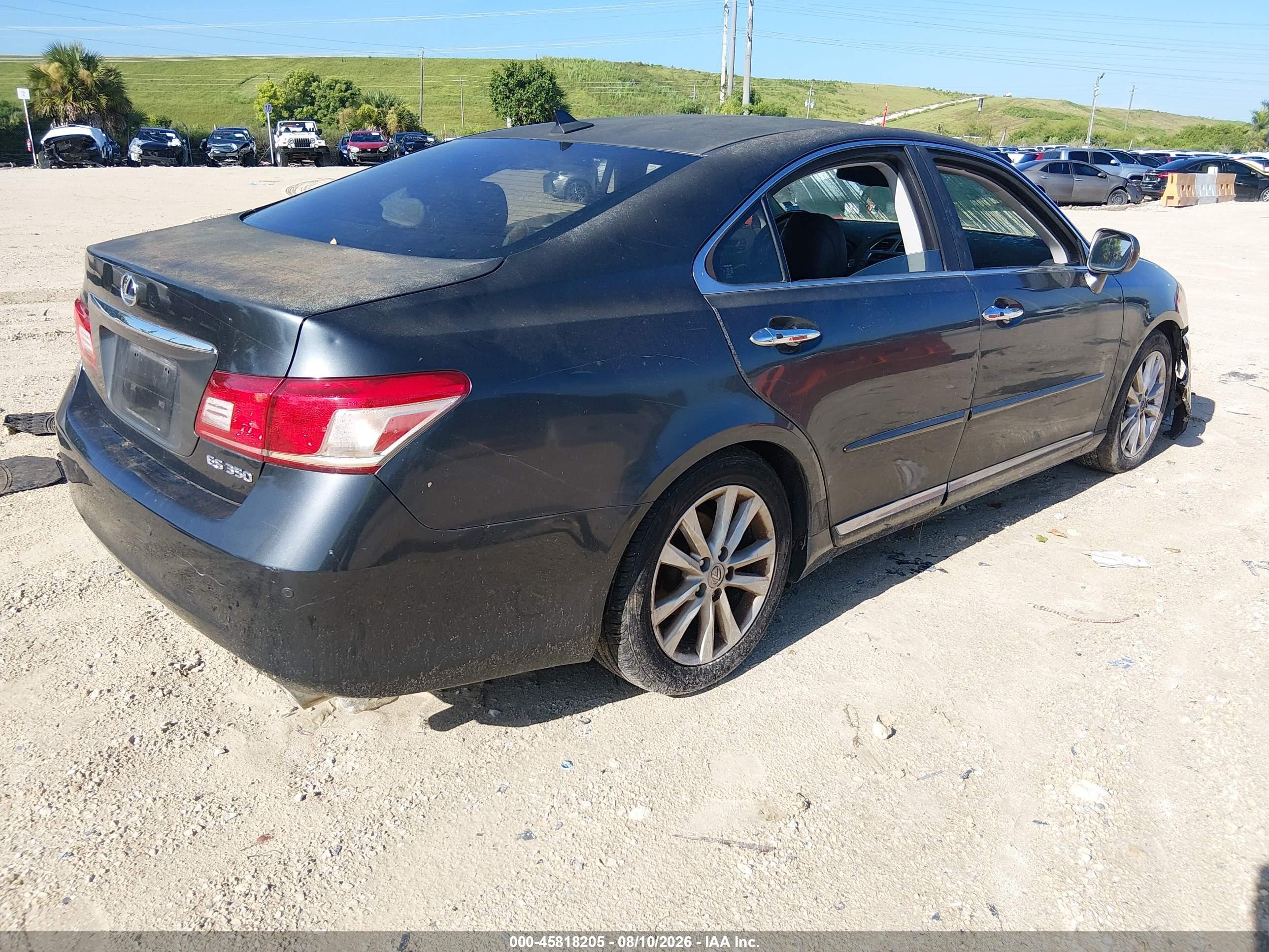 2011 Lexus Es 350   Gray vin: JTHBK1EG2B2455369