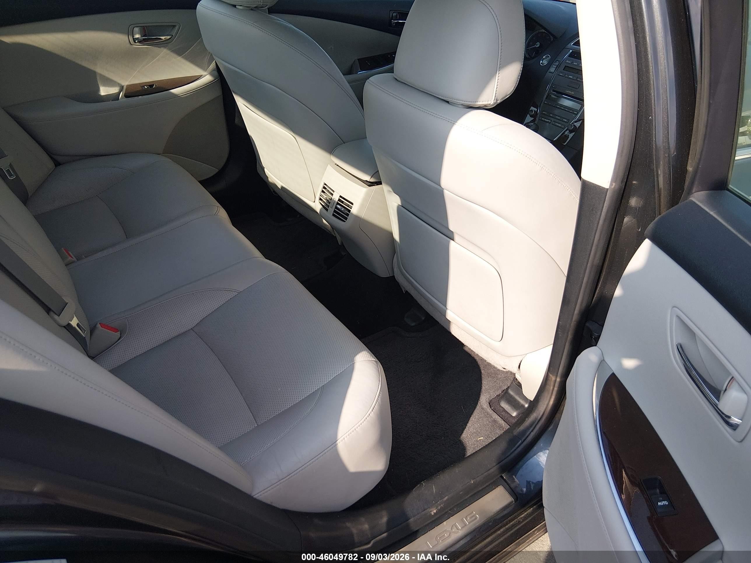 2011 Lexus Es 350   Black vin: JTHBK1EG2B2470955
