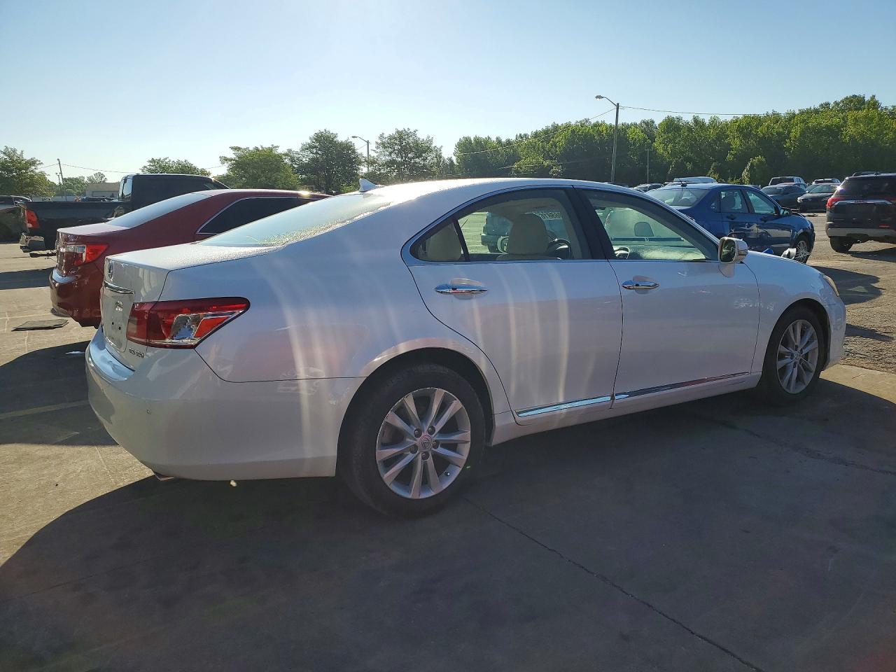 2012 Lexus Es 350 White vin: JTHBK1EG2C2481147