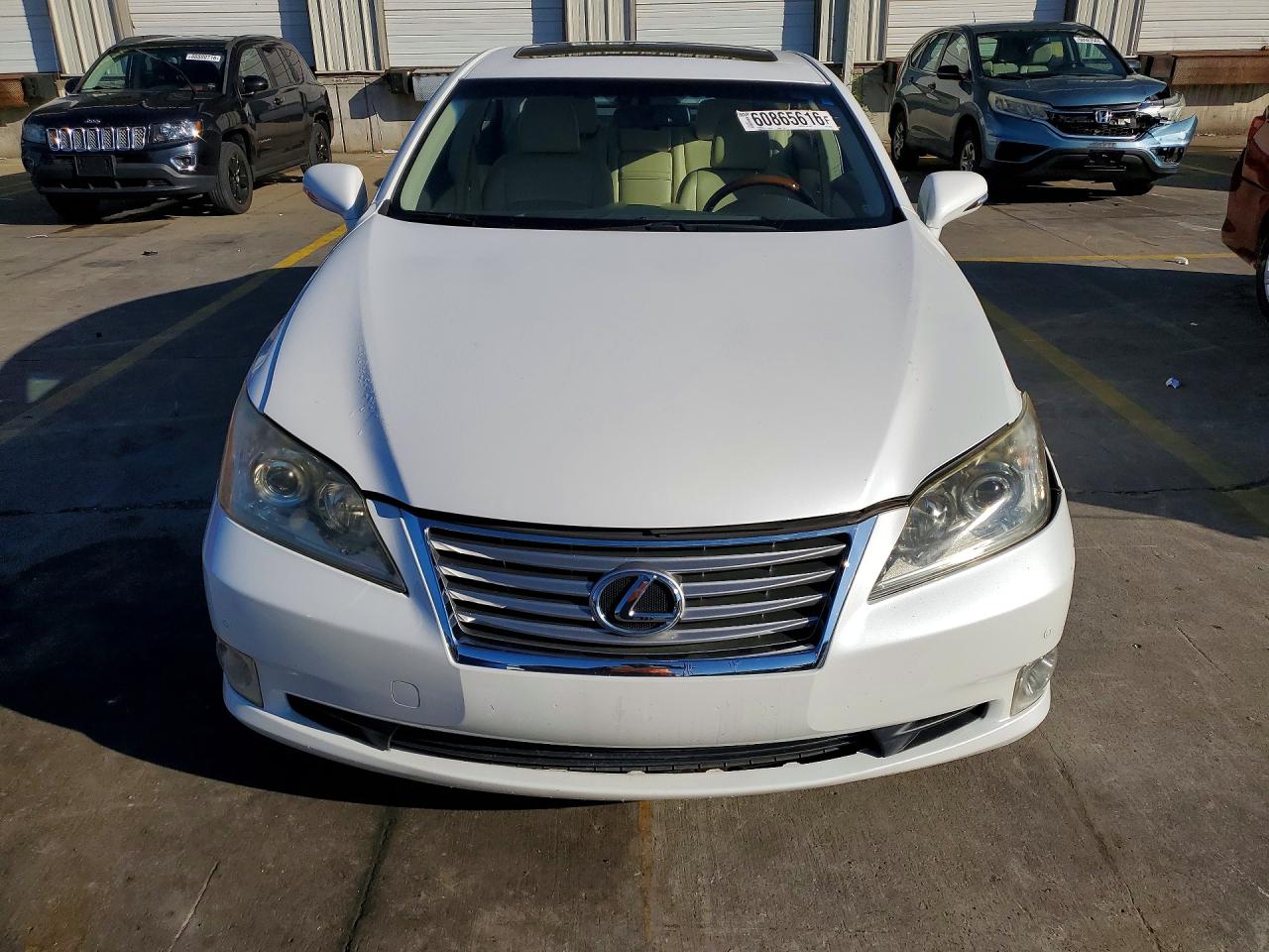 2012 Lexus Es 350 White vin: JTHBK1EG2C2481147