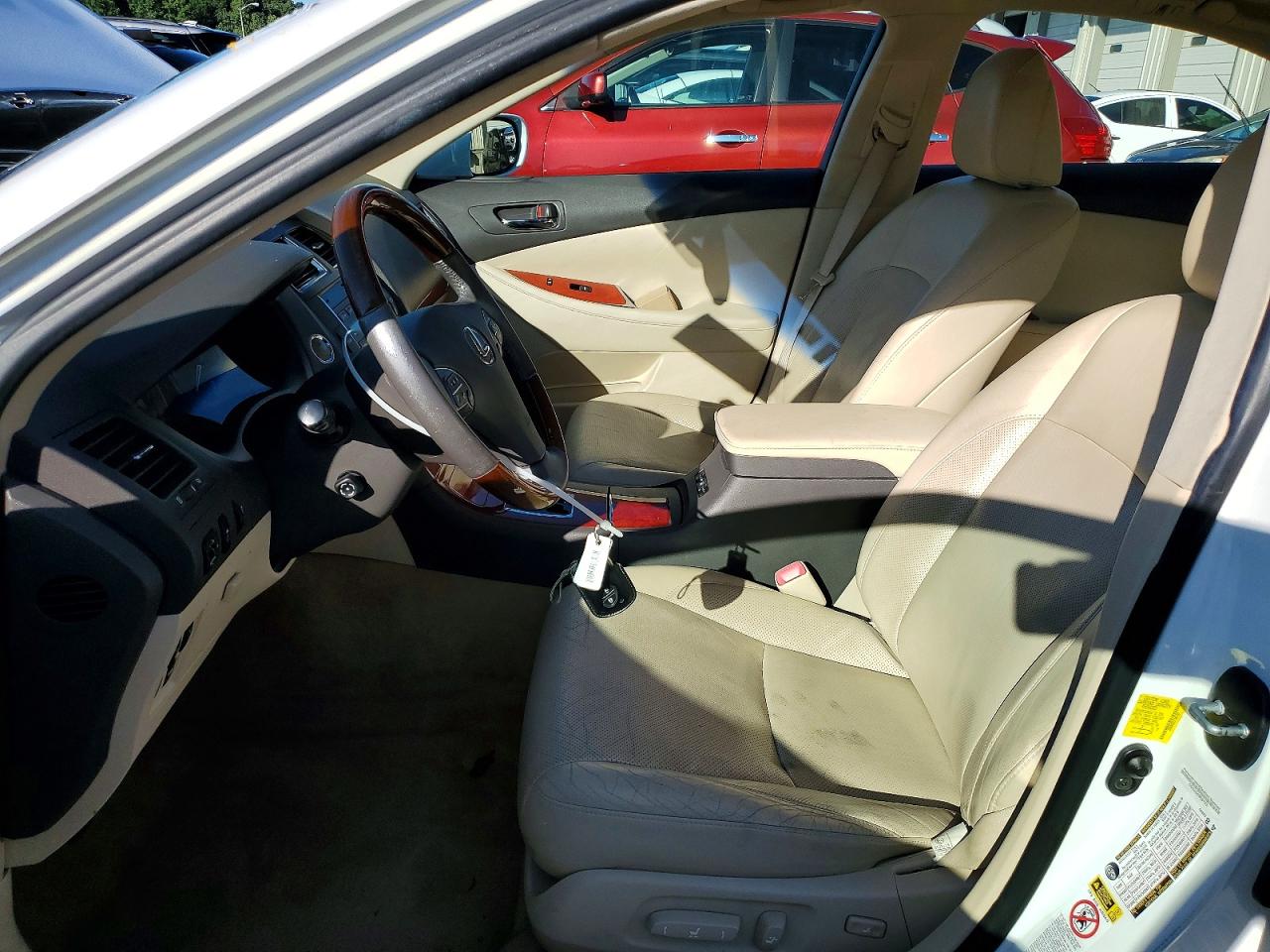 2012 Lexus Es 350 White vin: JTHBK1EG2C2481147
